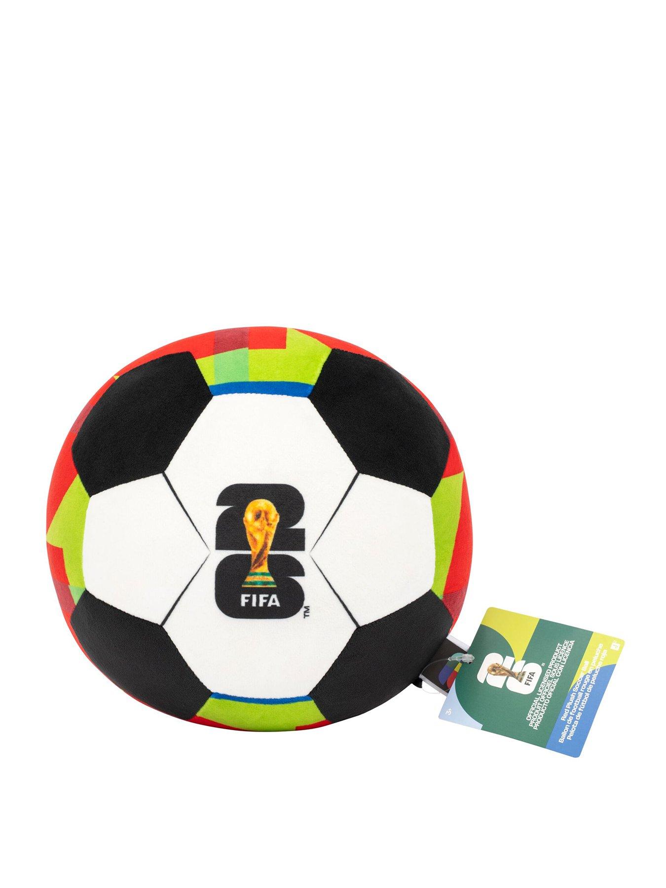 Image 2 of 6 of FIFA 9-Inch Red Plush Football - Soft, Collectible World Cup Plush Toy - Official  Pattern - Ages 3+