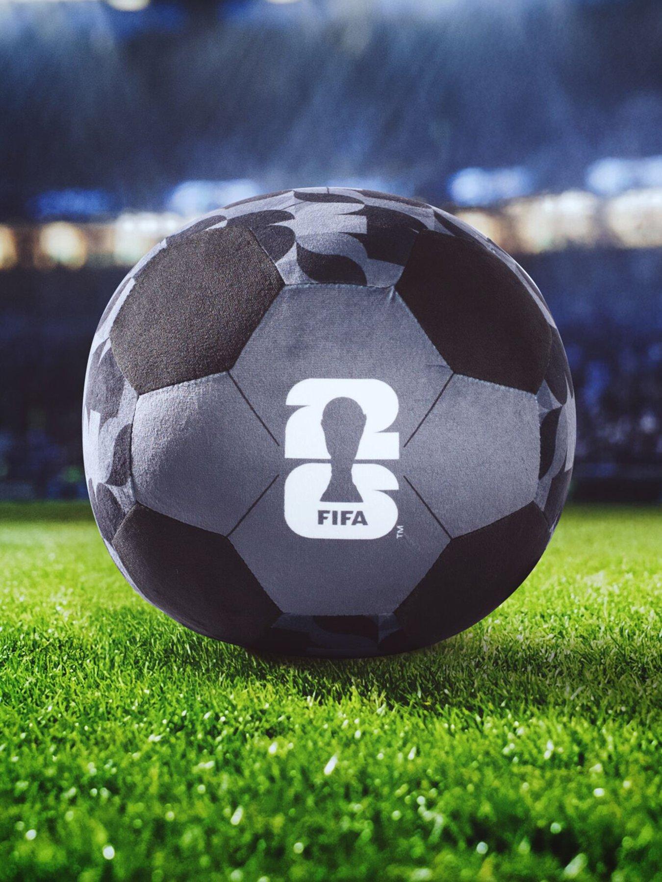 FIFA 9-Inch Black Plush Football - Soft, Collectible World Cup Plush Toy - Official  Pattern - Ages 3+