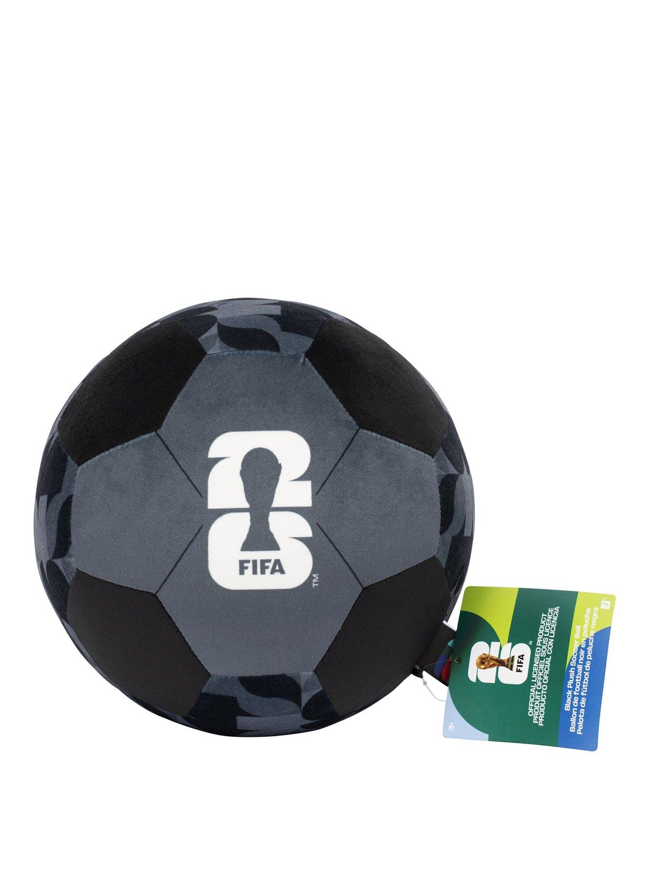 FIFA FIFA 9-Inch Black Plush Football - Soft, Collectible World Cup Plush Toy - Official FIFA Pattern - Ages 3+