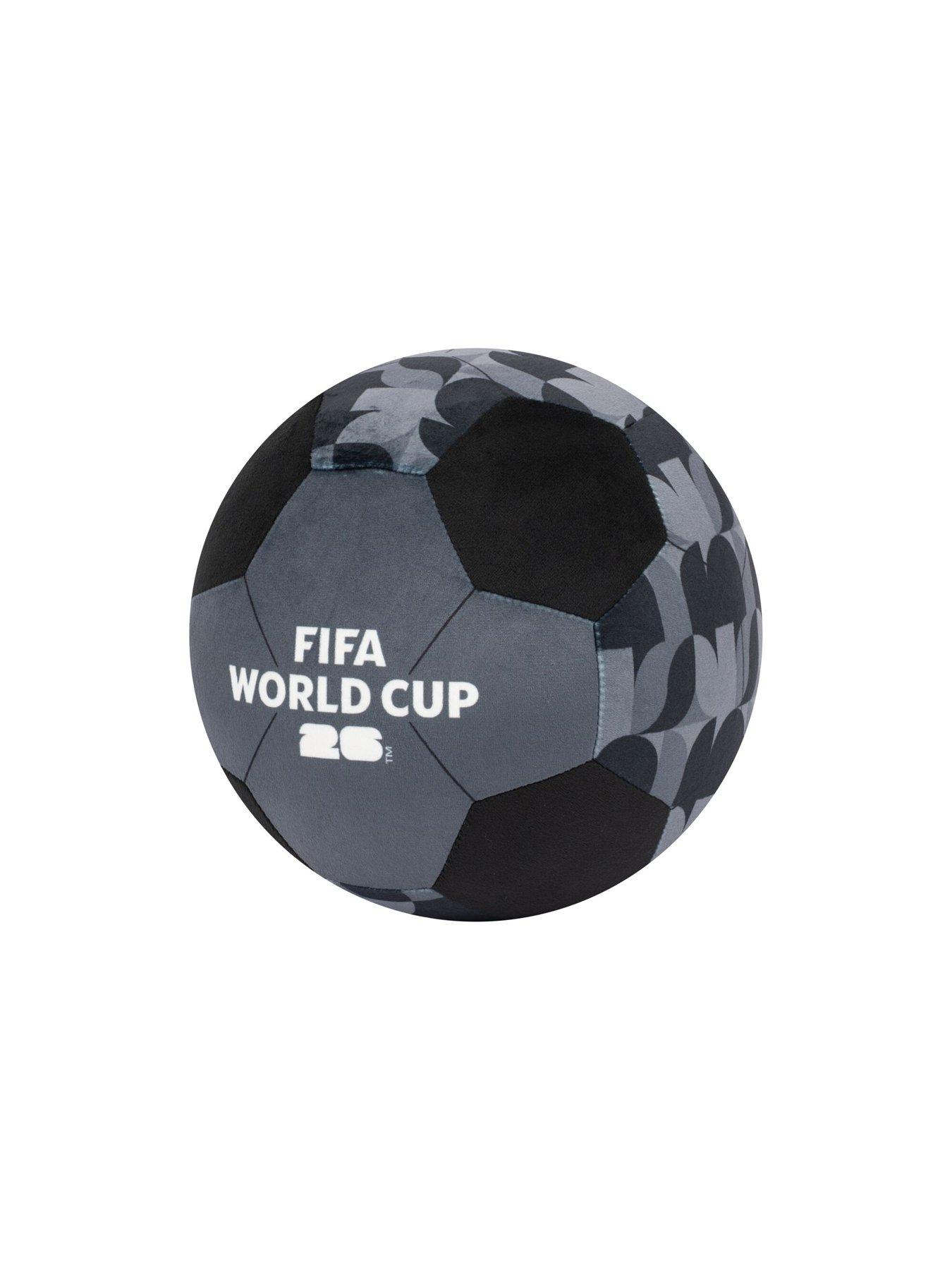 Image 3 of 6 of FIFA 9-Inch Black Plush Football - Soft, Collectible World Cup Plush Toy - Official  Pattern - Ages 3+