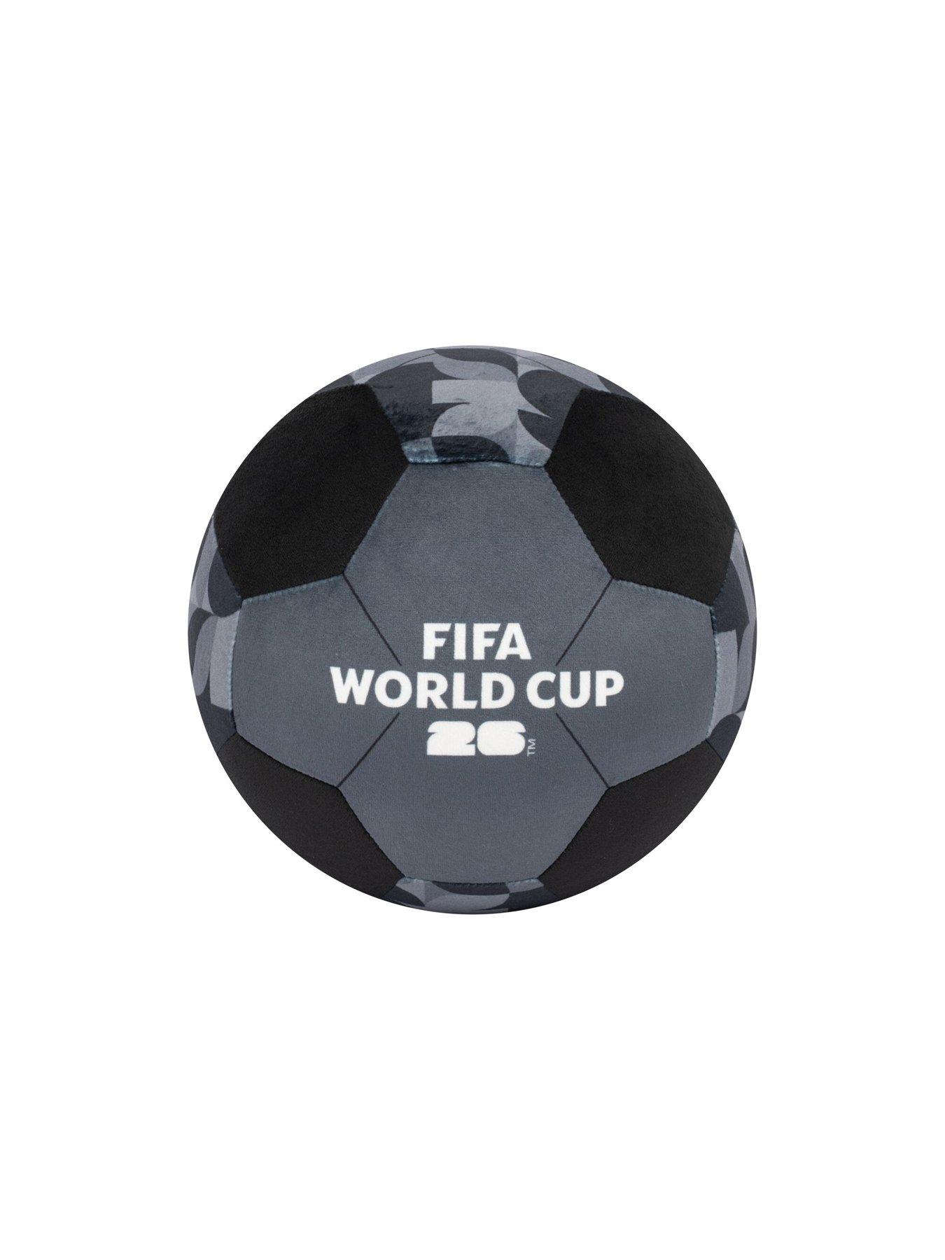 Image 5 of 6 of FIFA 9-Inch Black Plush Football - Soft, Collectible World Cup Plush Toy - Official  Pattern - Ages 3+