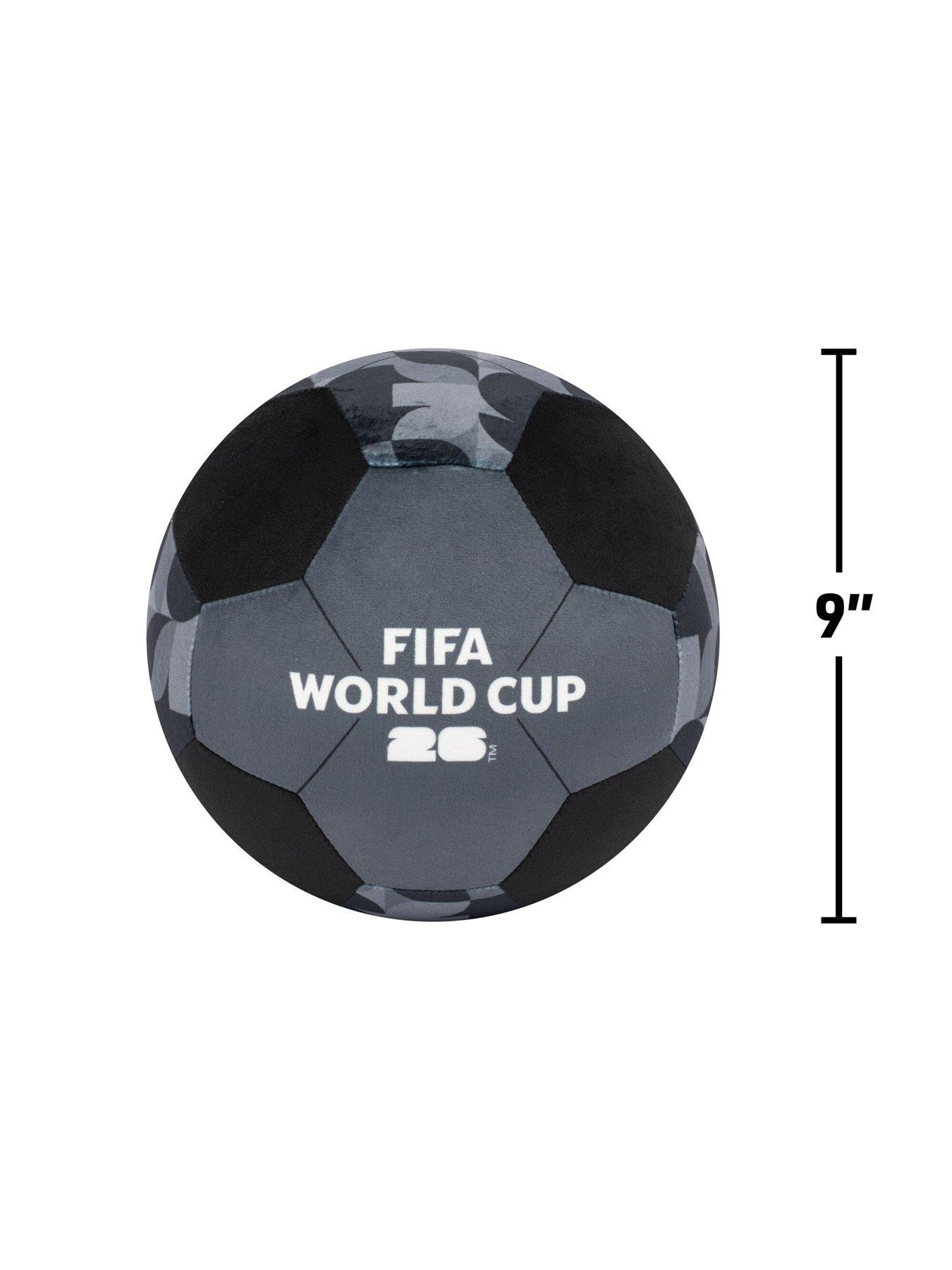 Image 6 of 6 of FIFA 9-Inch Black Plush Football - Soft, Collectible World Cup Plush Toy - Official  Pattern - Ages 3+
