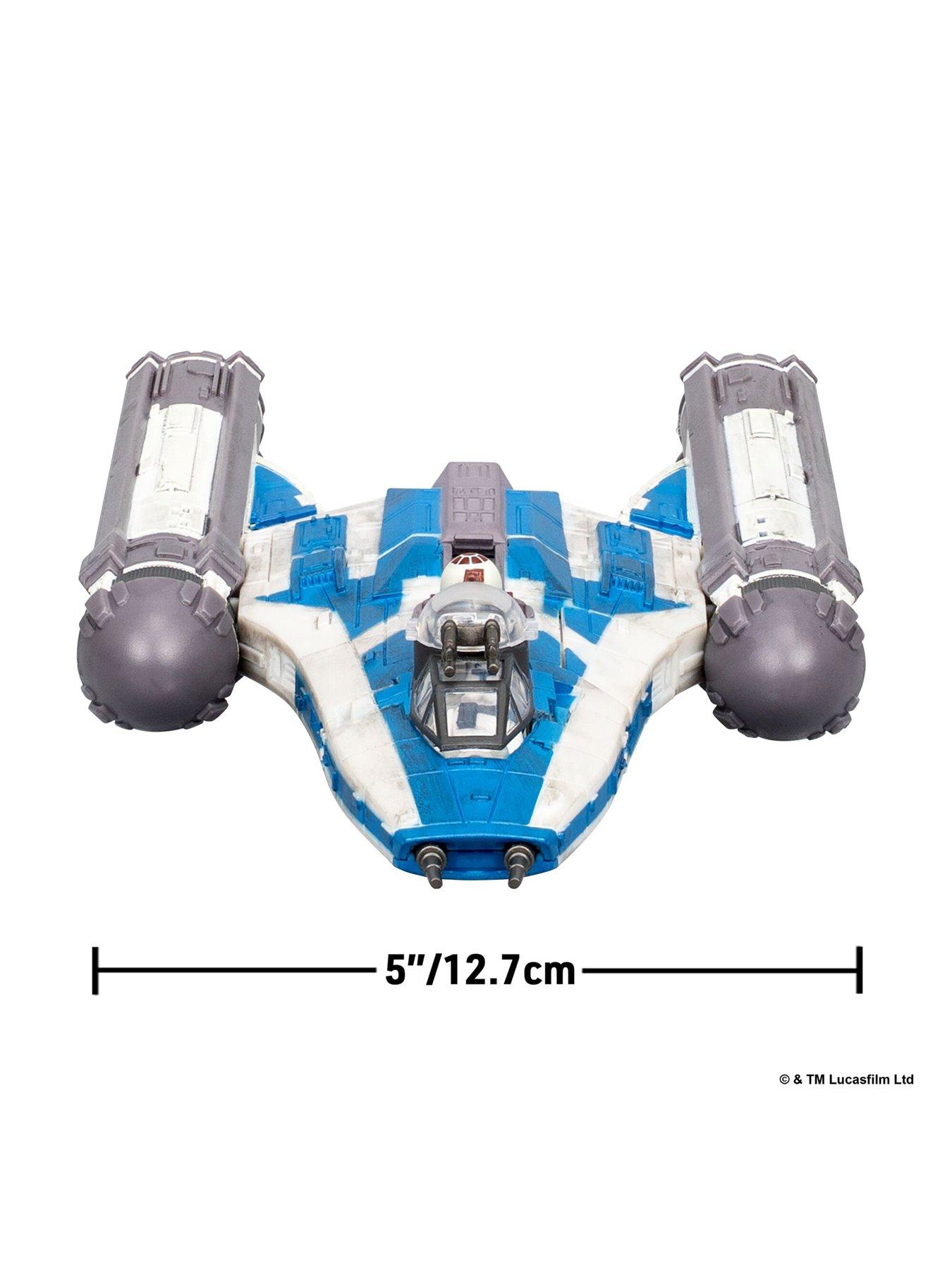 Image 4 of 7 of Star Wars SWJ - Medium Vehicle (5" Vehicle &amp; Figure Assortment) - BTL-B Y-wing Starfighter w/Clone Captain Rex- Series 11