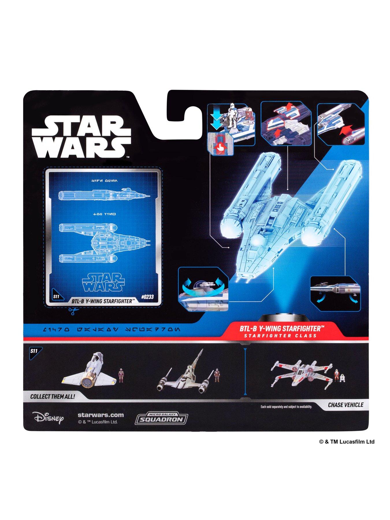 Image 6 of 7 of Star Wars SWJ - Medium Vehicle (5" Vehicle &amp; Figure Assortment) - BTL-B Y-wing Starfighter w/Clone Captain Rex- Series 11