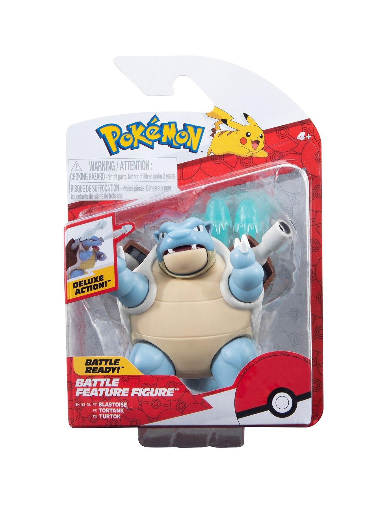 Image 1 of 6 of Pokemon Pokemon Blastoise 4.5-Inch Battle Feature Figure