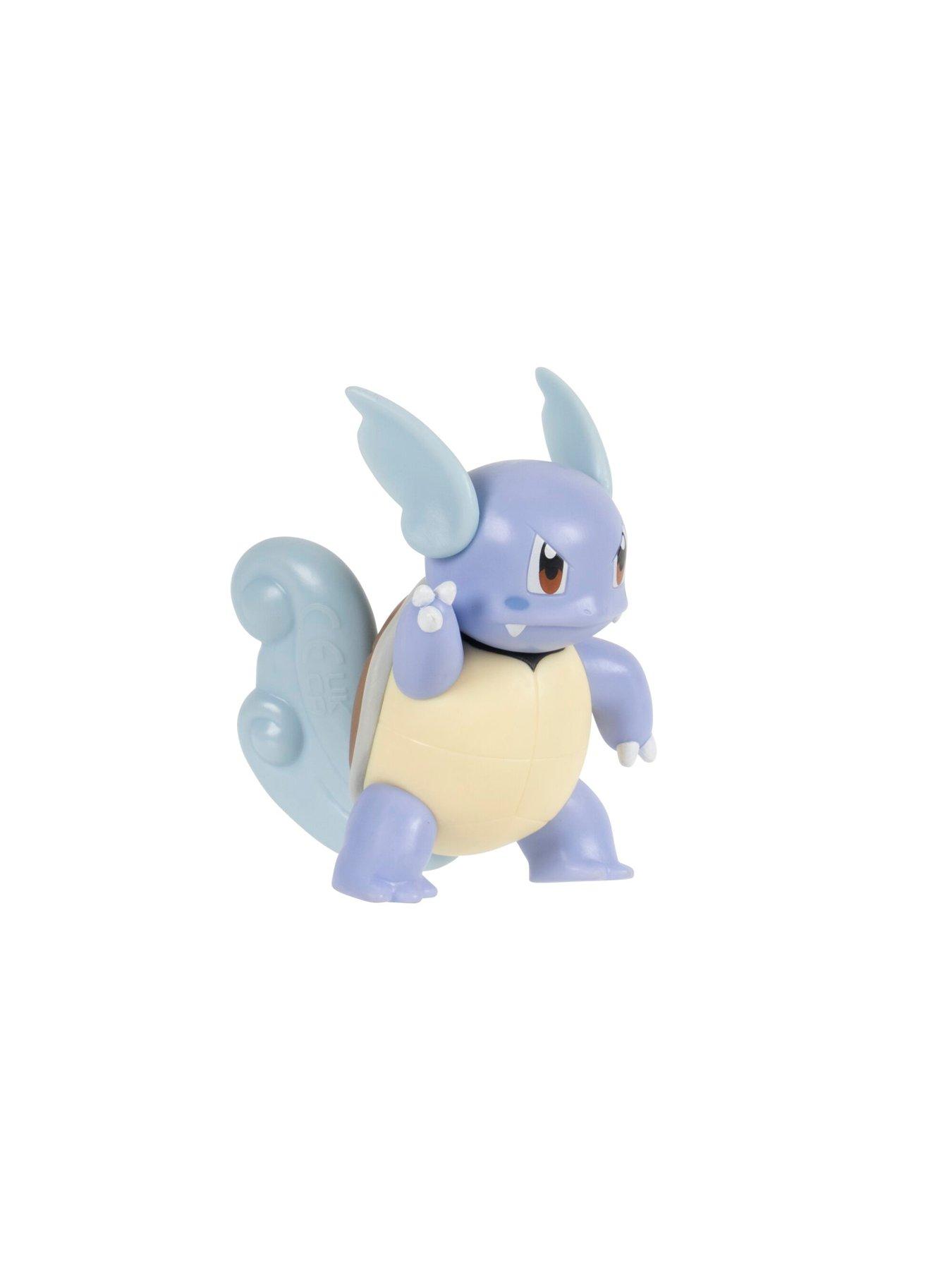 Image 3 of 6 of Pokemon Battle Figure 3 Pack - Features 2-Inch Pikachu and Flapple and 3-Inch Wartortle Battle Figures