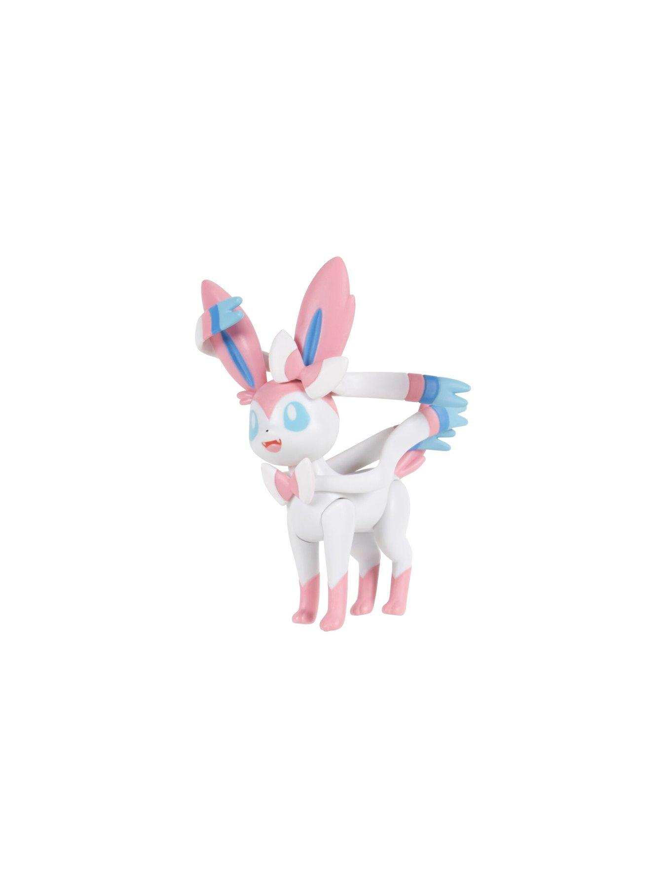 Image 3 of 6 of Pokemon Battle Figure 3 Pack - Features 2-Inch Aron and Skorupi and 3-Inch Sylveon Battle Figures