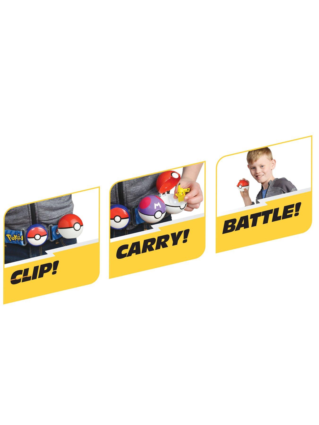 Image 3 of 8 of Pokemon Wearable Belt Pikachu Clip 'N' Go Set Role Play Toy