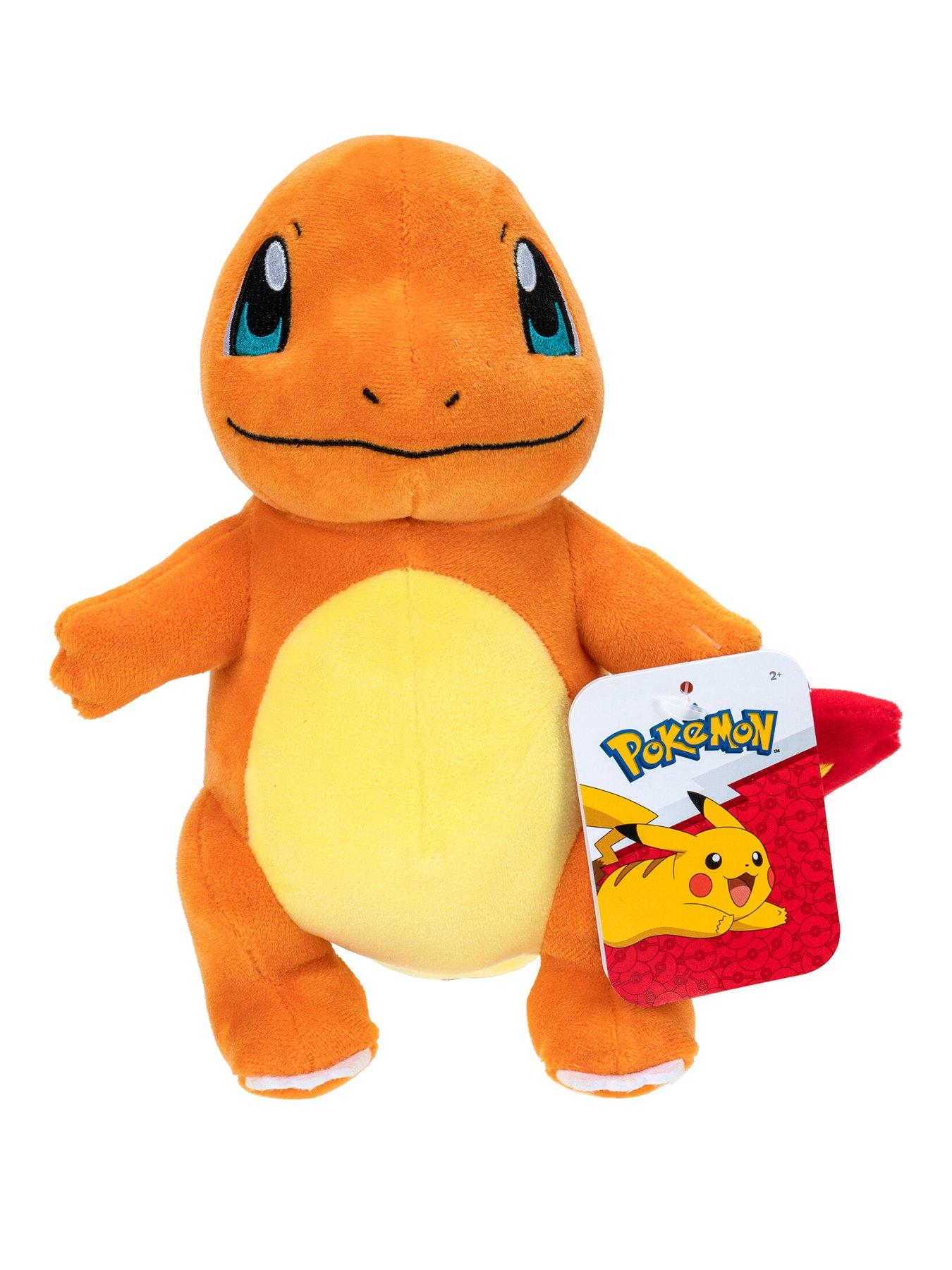 Image 1 of 4 of Pokemon Charmander Plush - 8-Inch Soft Plush with Authentic Details
