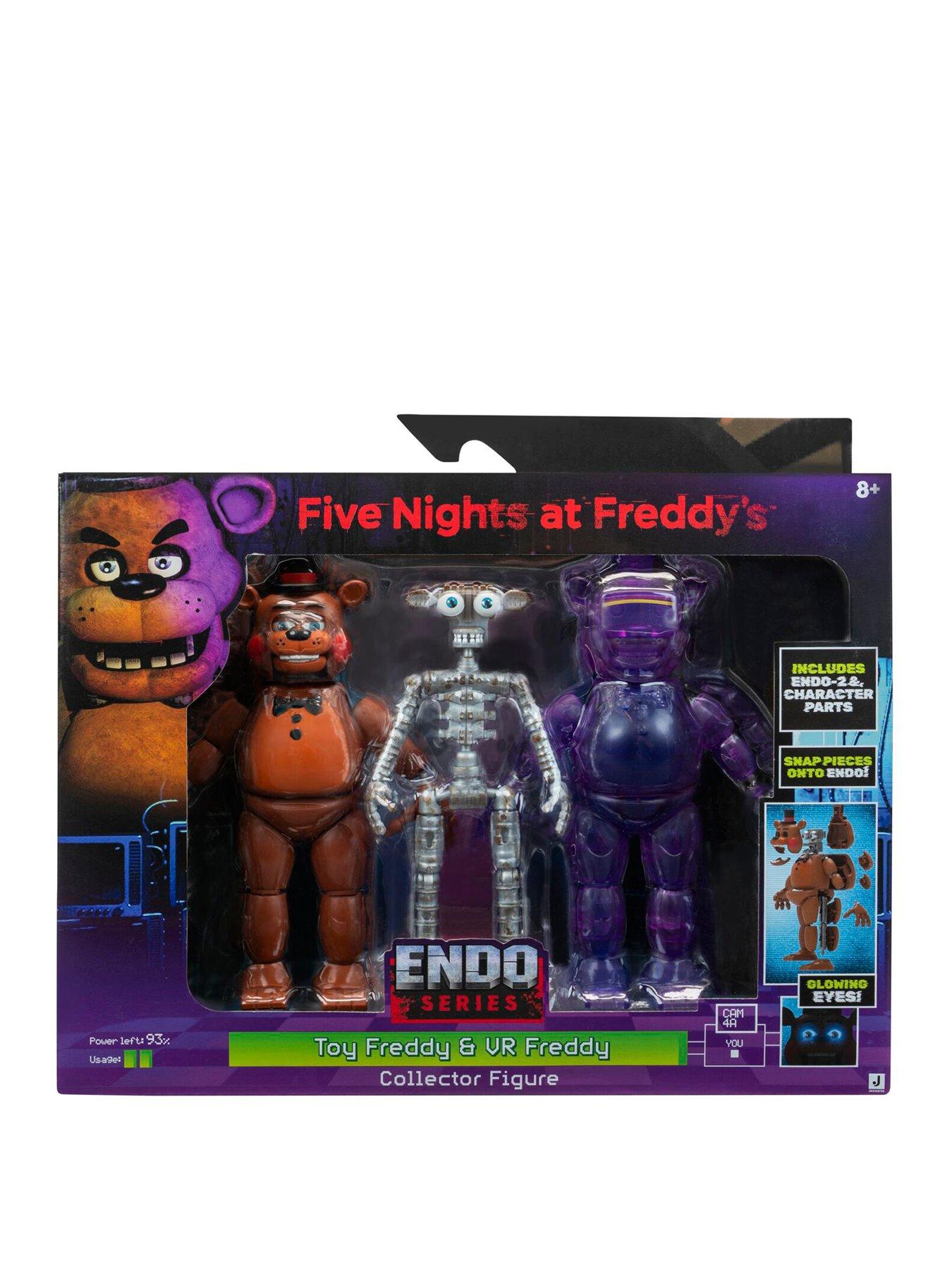 Five Nights at Freddy's 6-Inch Endo-Series Collector Figure - 6-Inch Endo-1 with Swapable Toy Freddy and VR Toy Freddy Parts