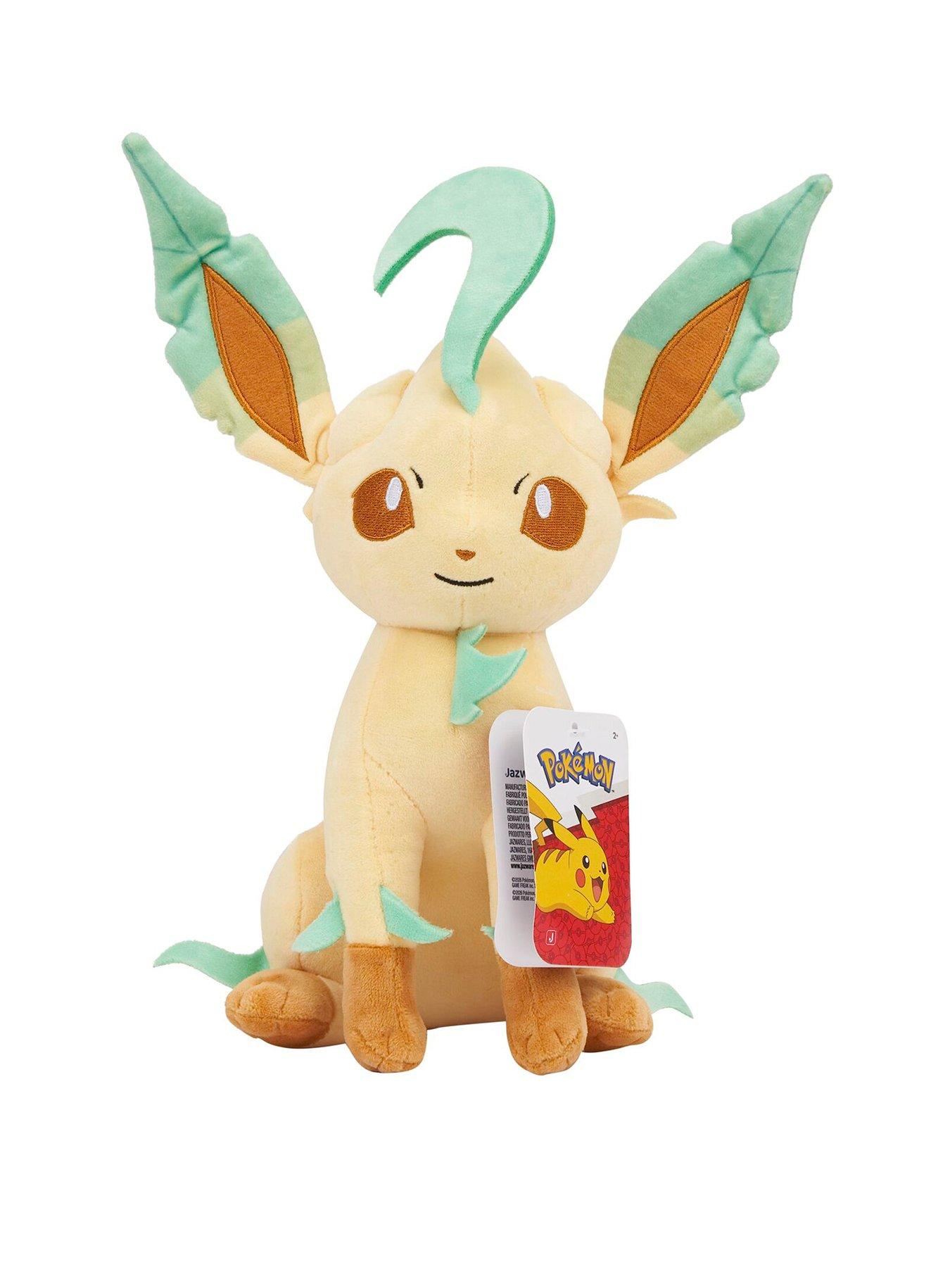 Pokemon Leafeon Plush - 8-Inch Soft Plush with Authentic Details