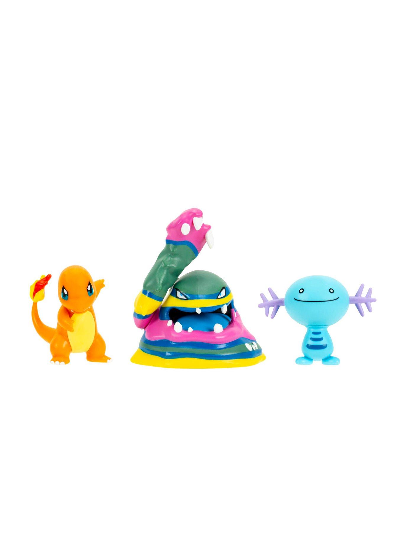 Pokemon Battle Figure 3 Pack - Features 2-Inch Charmander and