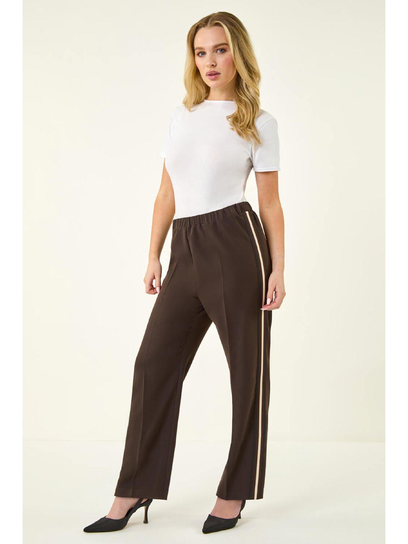 Image 3 of 5 of Roman Petite Side Stripe Trouser