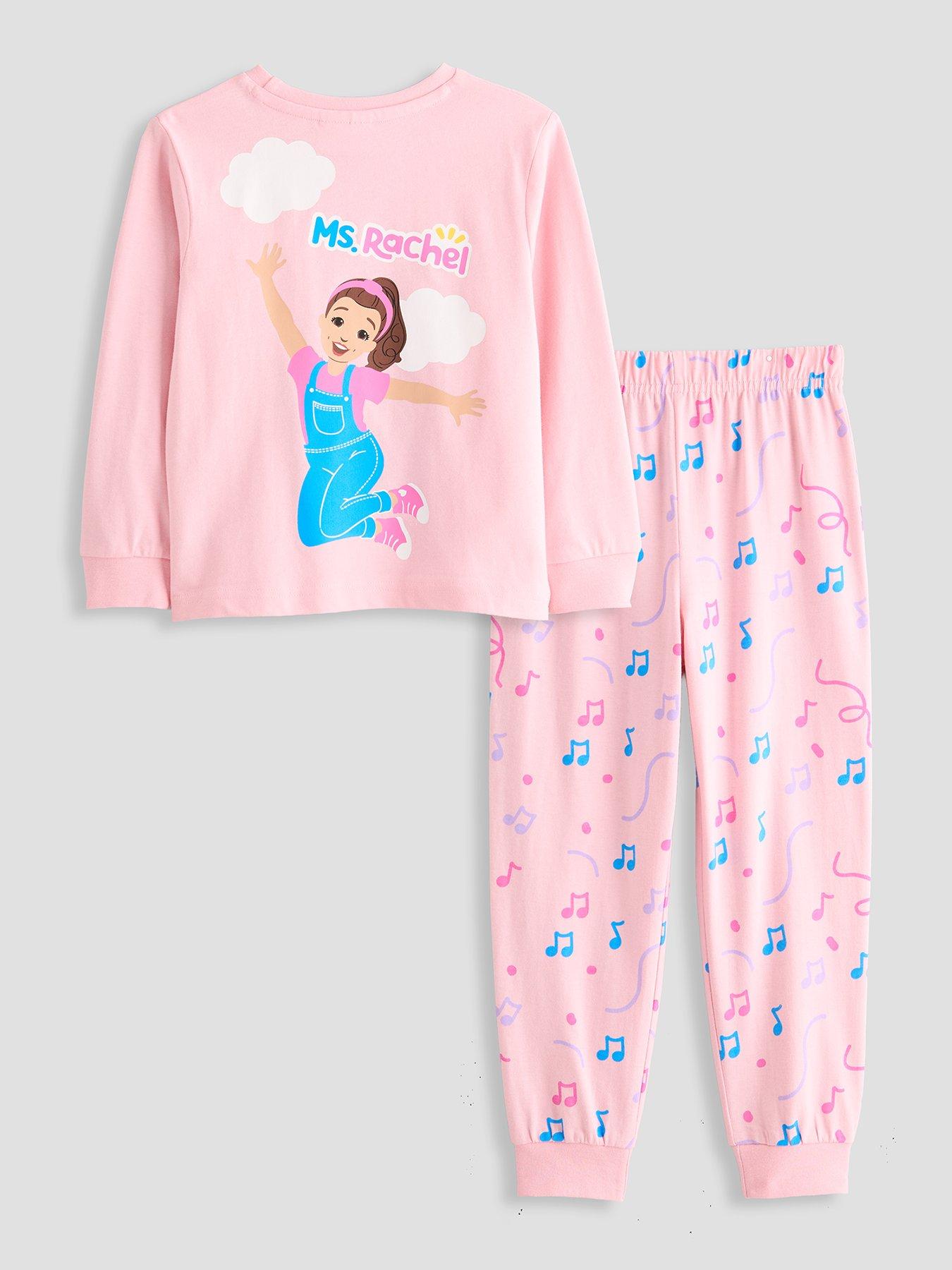 Image 1 of 6 of The Very Collection Ms Rachel Long Sleeve Pyjamas - Pink