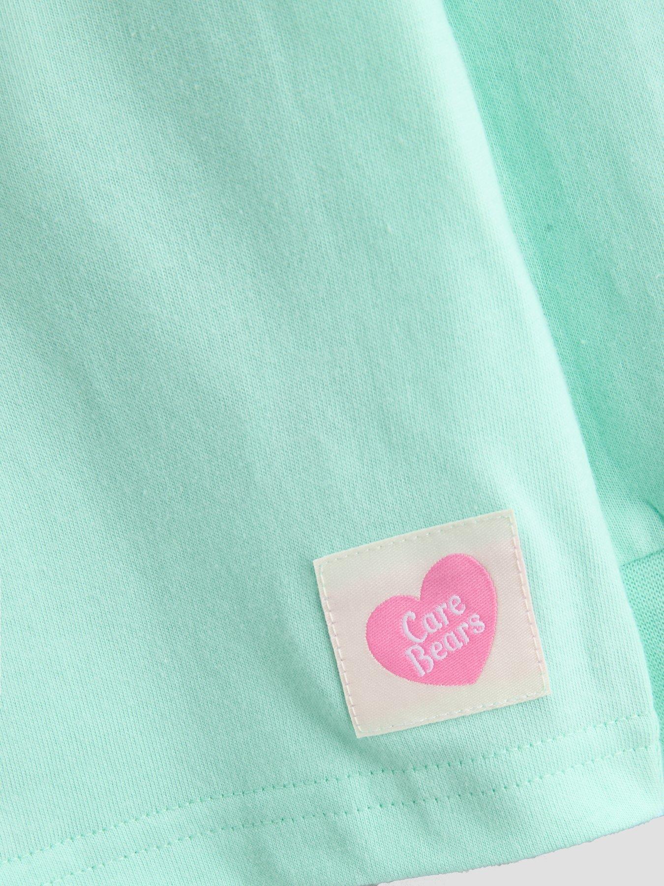 Image 4 of 5 of The Very Collection Care Bears Stripe Long Sleeve Pyjama Set - Green