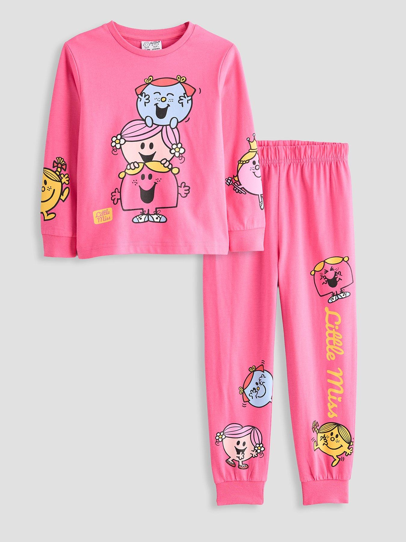 The Very Collection Little Miss Long Sleeve Pyjama Set - Pink