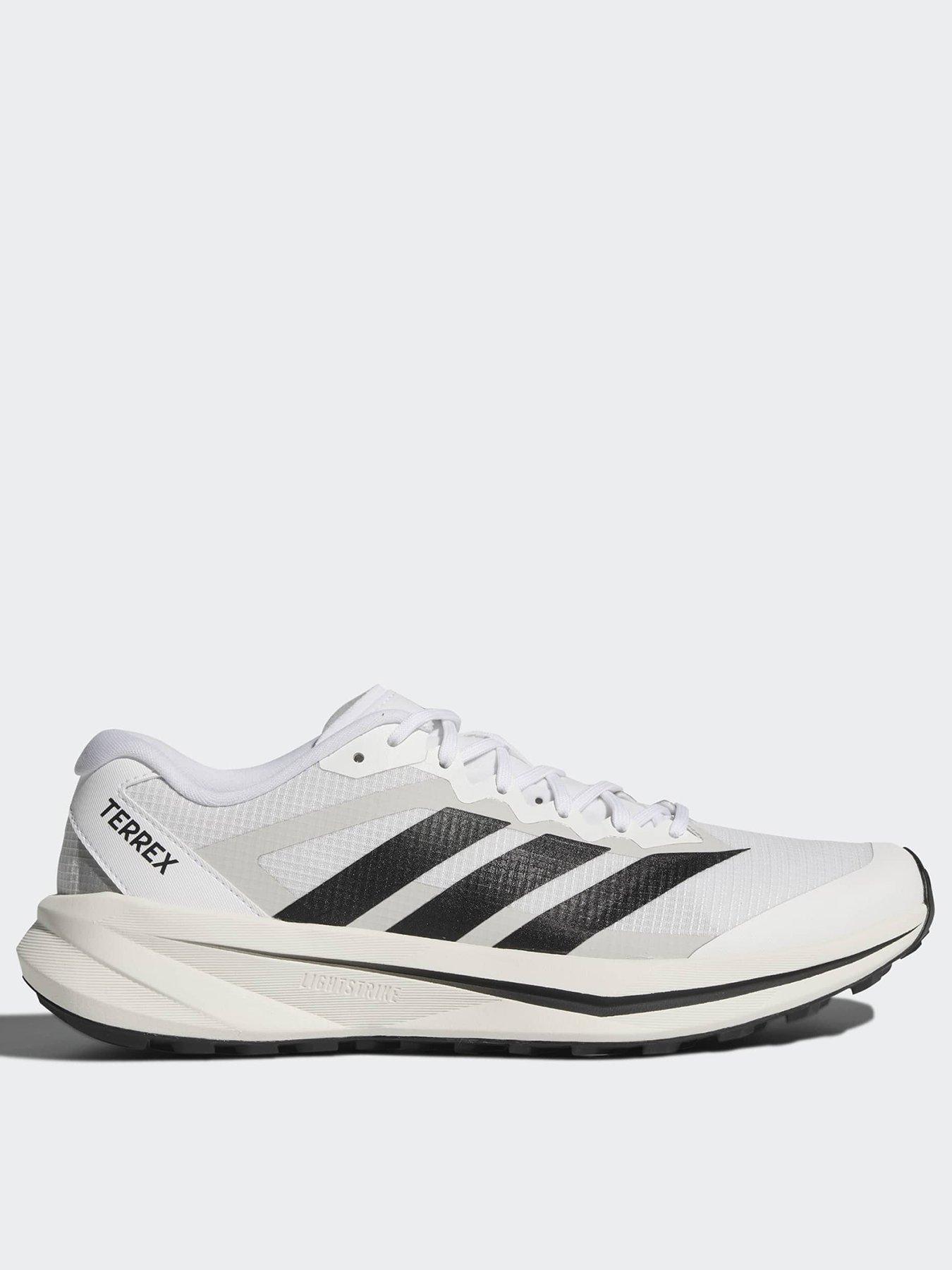 adidas Terrex: Mens Trail Running Agravic Lt Trainers - White