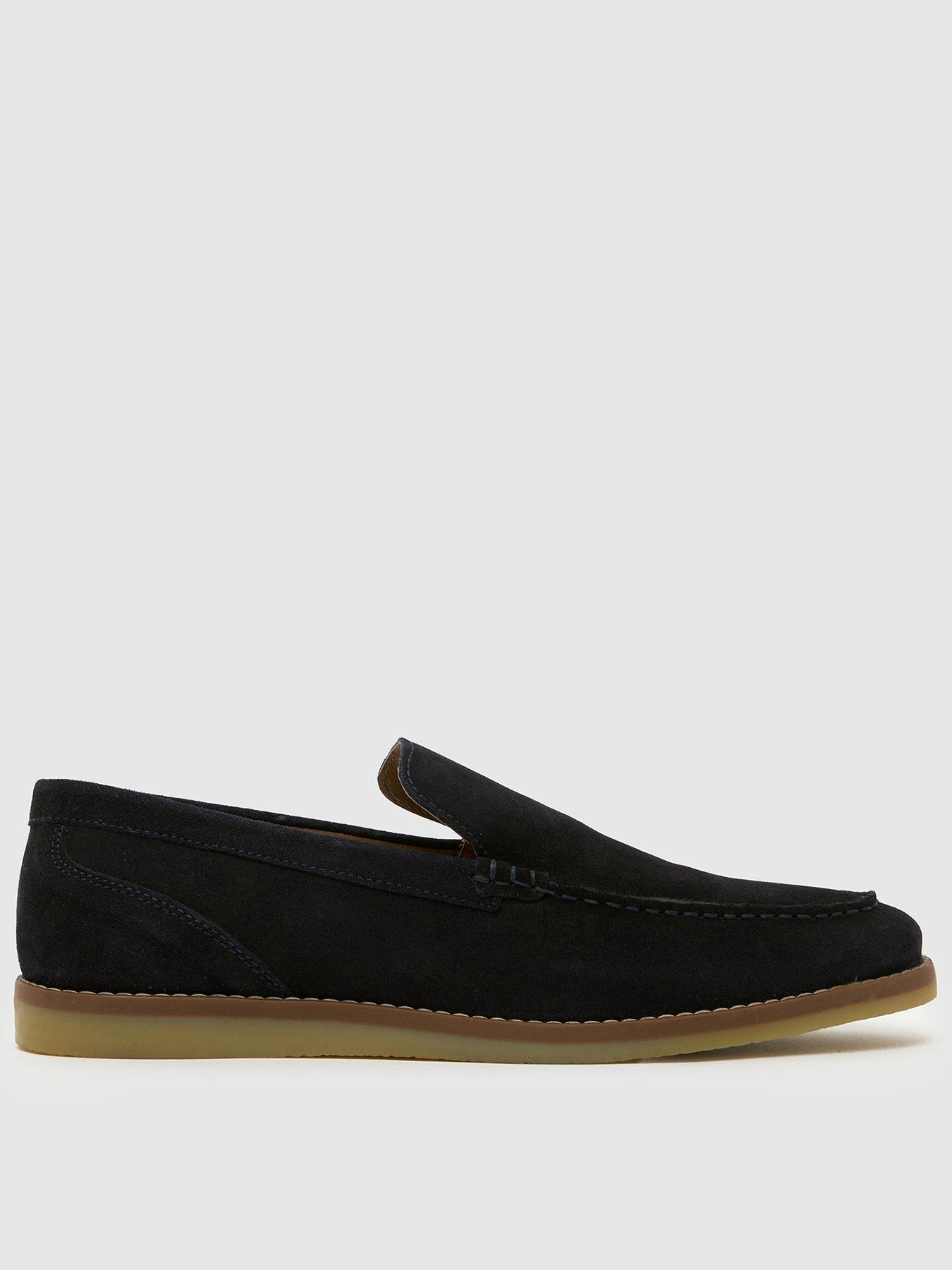 Schuh Risk Suede Loafer - Navy