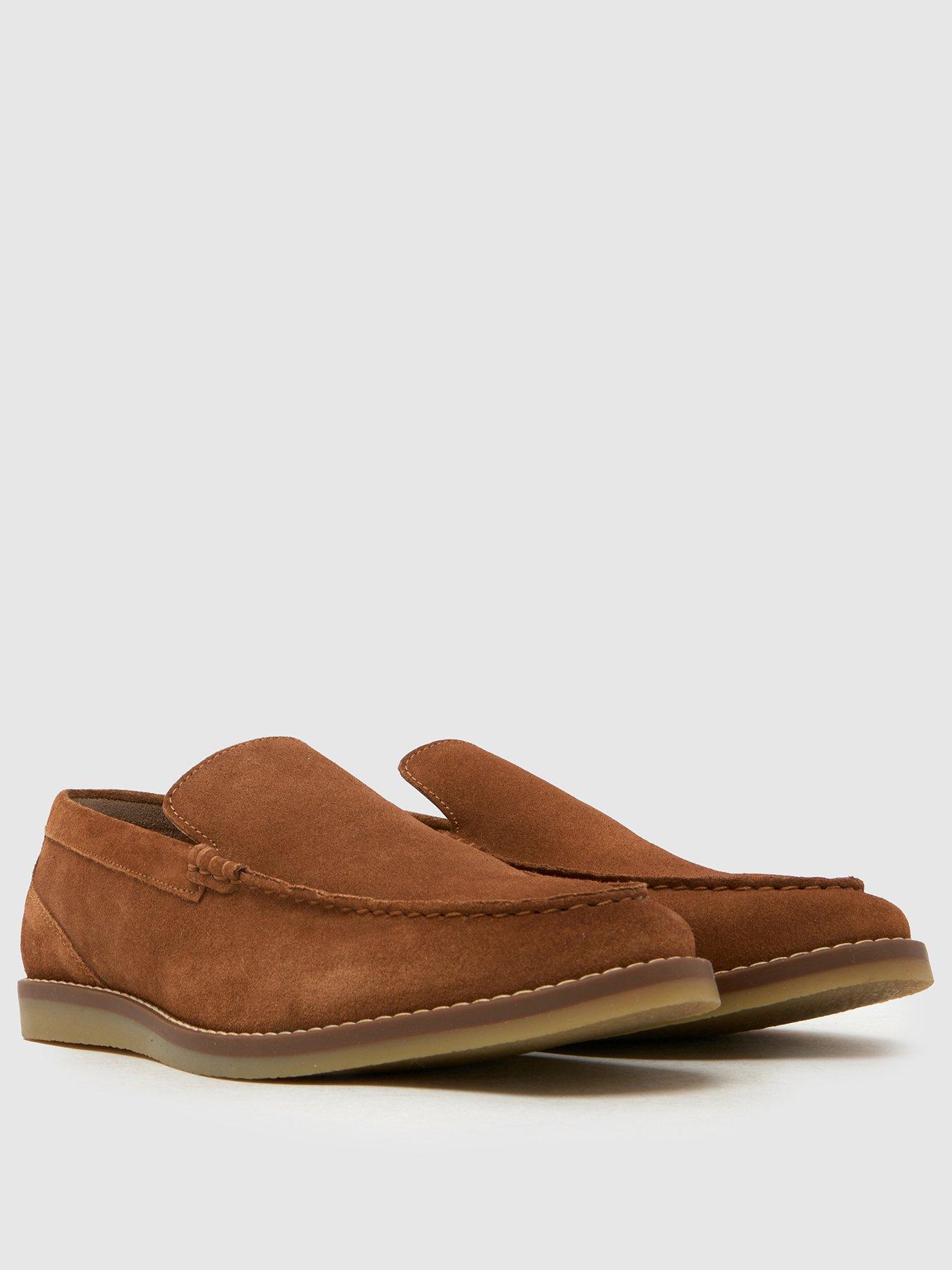 Image 2 of 4 of Schuh Risk Suede Loafer - Brown