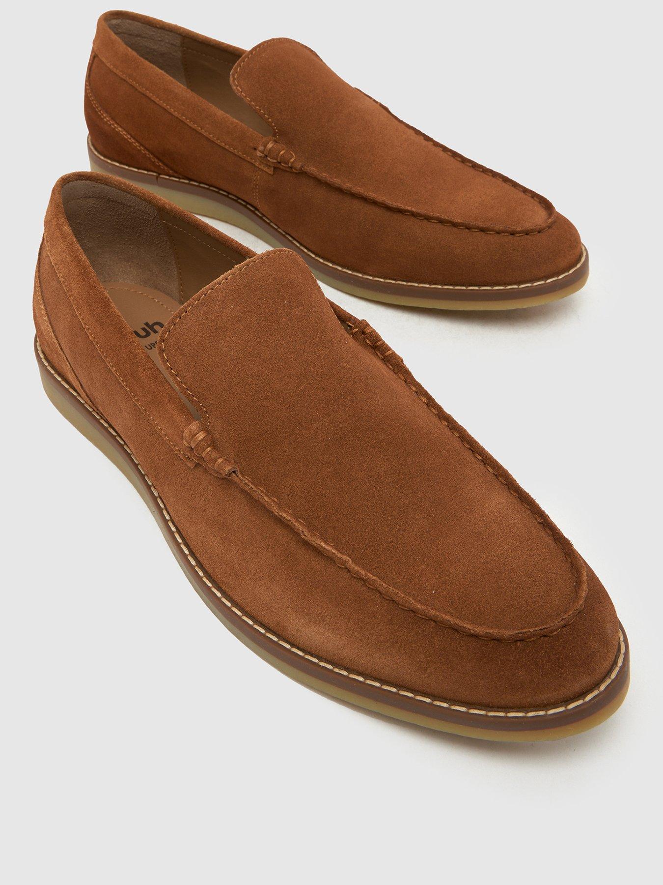 Image 3 of 4 of Schuh Risk Suede Loafer - Brown