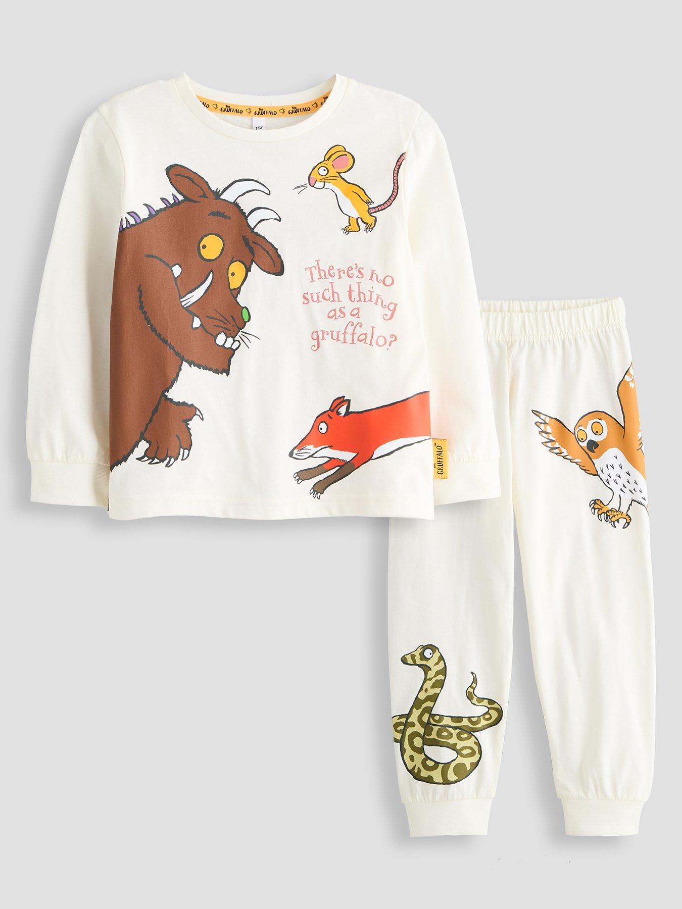 The Very Collection Gruffalo Long Sleeve Pyjama Set - Cream