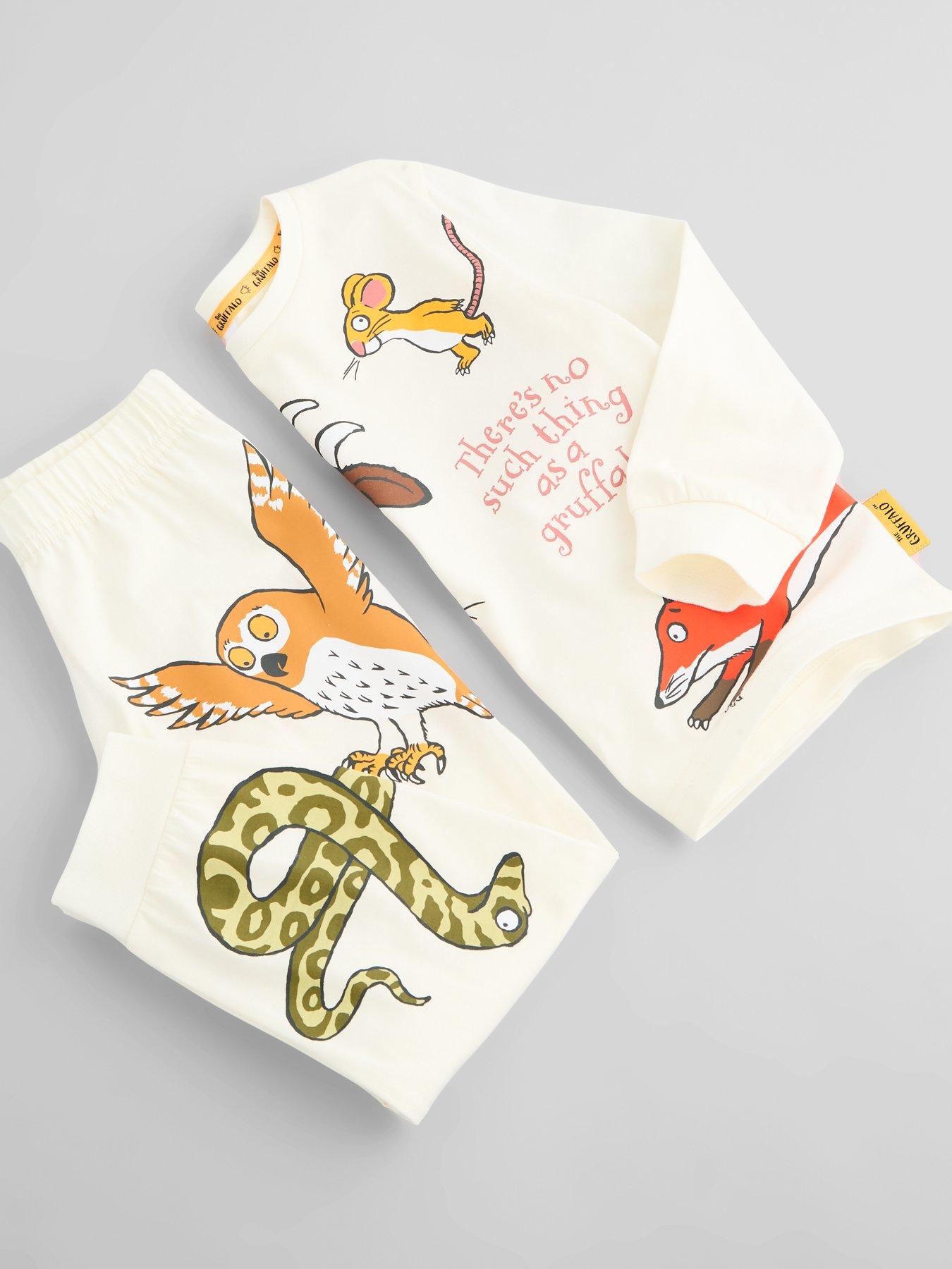 Image 3 of 6 of The Very Collection Gruffalo Long Sleeve Pyjama Set - Cream