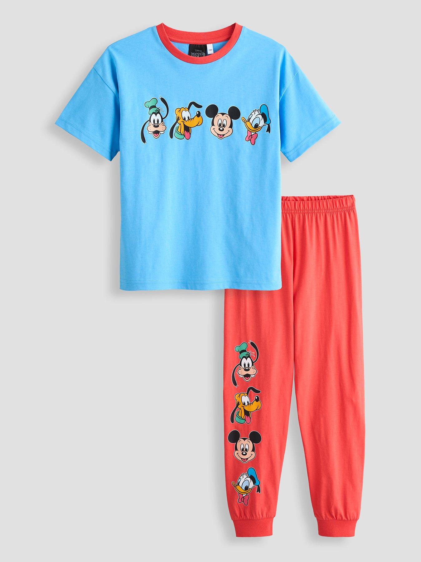 Image 1 of 6 of The Very Collection Disney Mickey Mouse Ss Ll Pyjamas