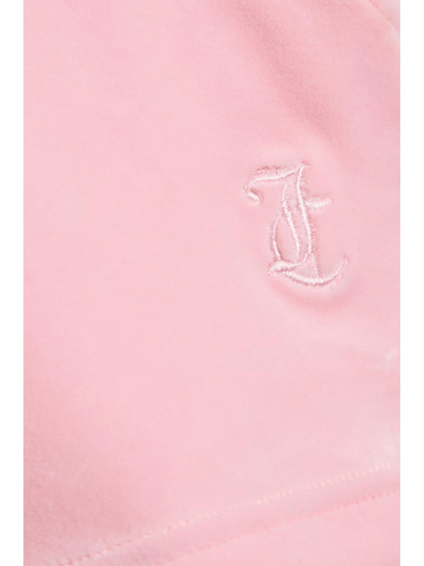 Image 4 of 4 of Juicy by Juicy Couture Eve Velour Shorts - Pink
