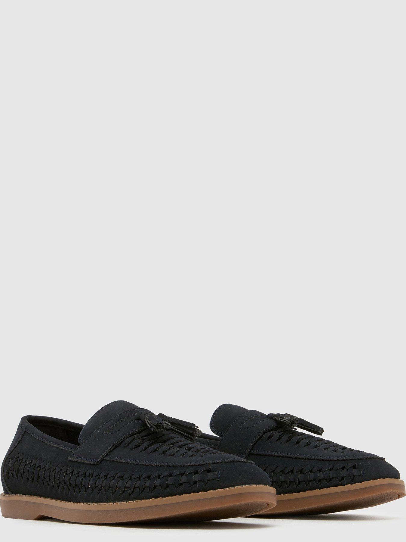 Image 4 of 4 of Schuh Robbie Woven Loafer - Navy