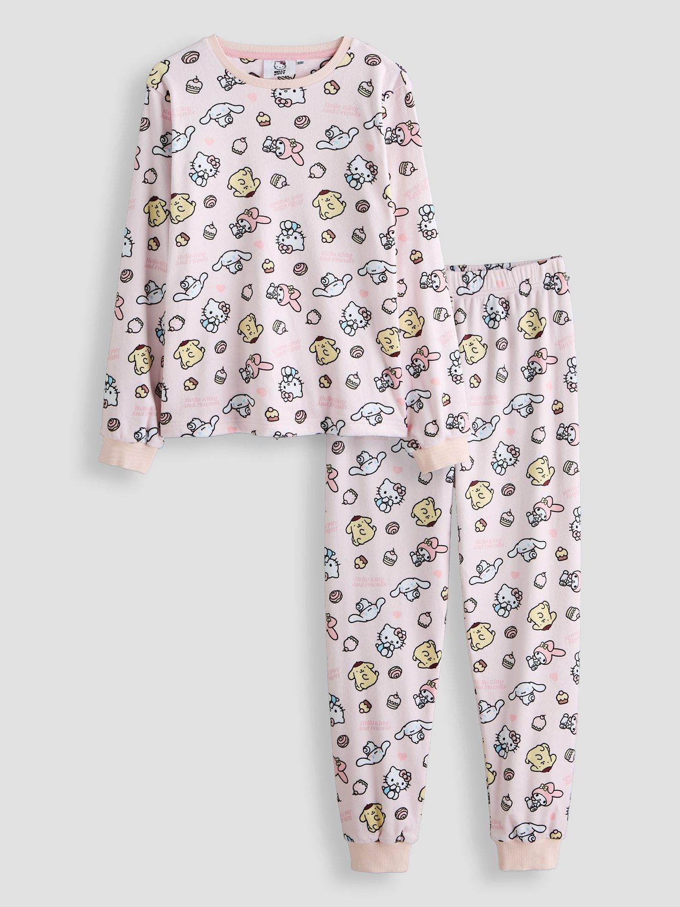 The Very Collection Hello Kitty and Friends Fleece Pyjama Set - Blue