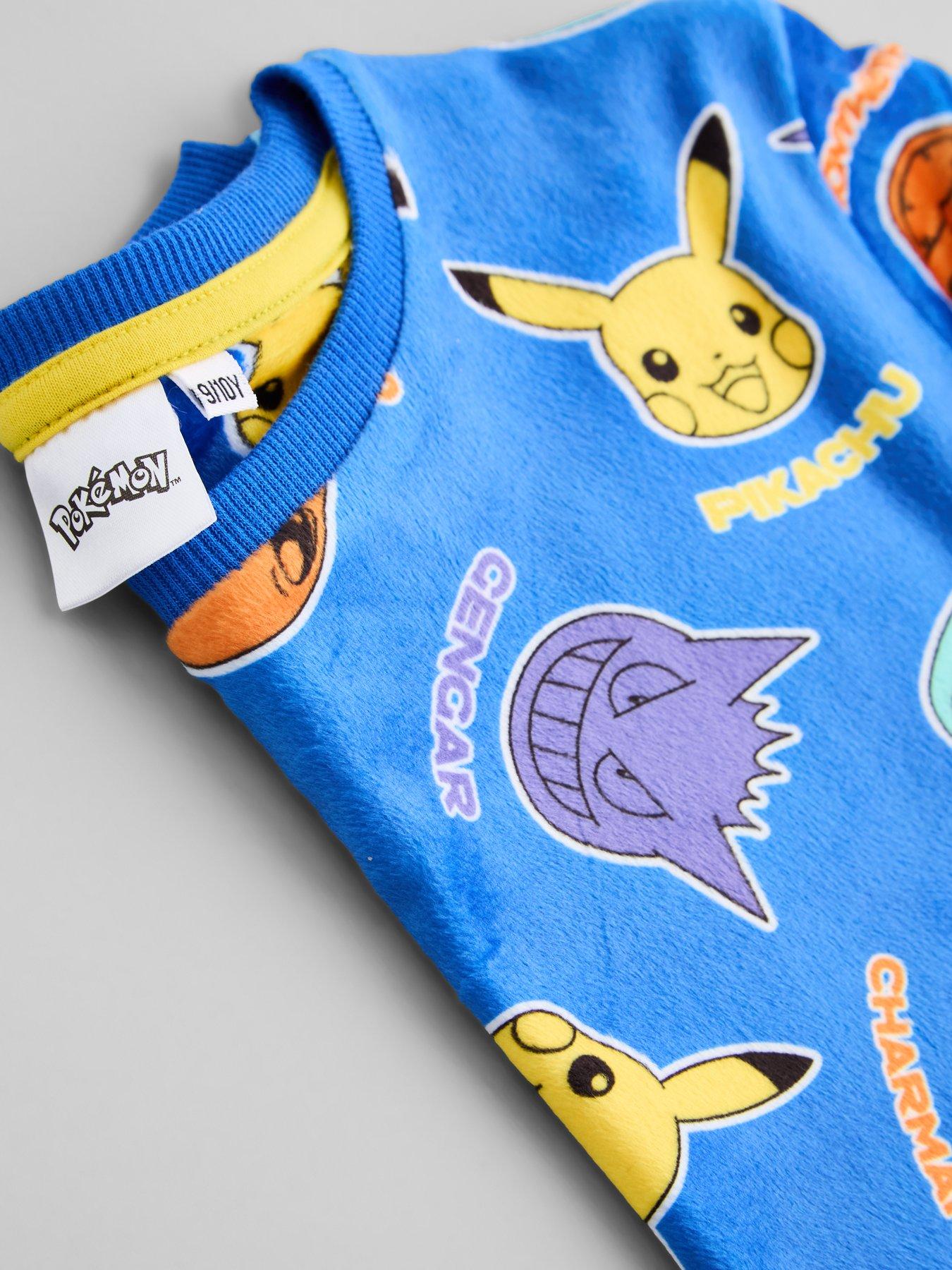 Image 4 of 6 of The Very Collection Pokemon Fleece Pyjama Set With Socks