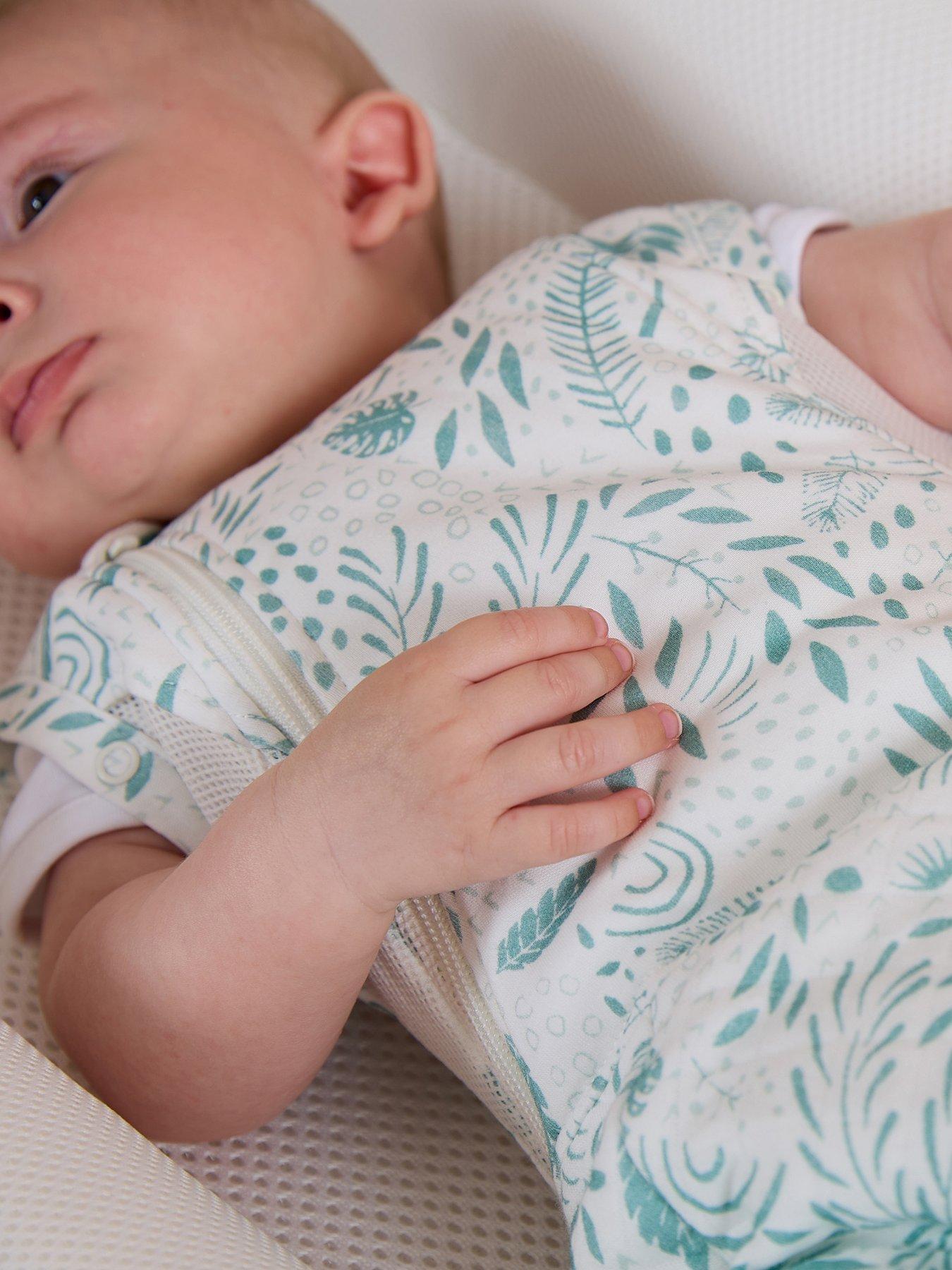 PurFlo Swaddle To Sleep Bag, 2.5 Tog, 0-4 m, All Seasons - Jungle Fever