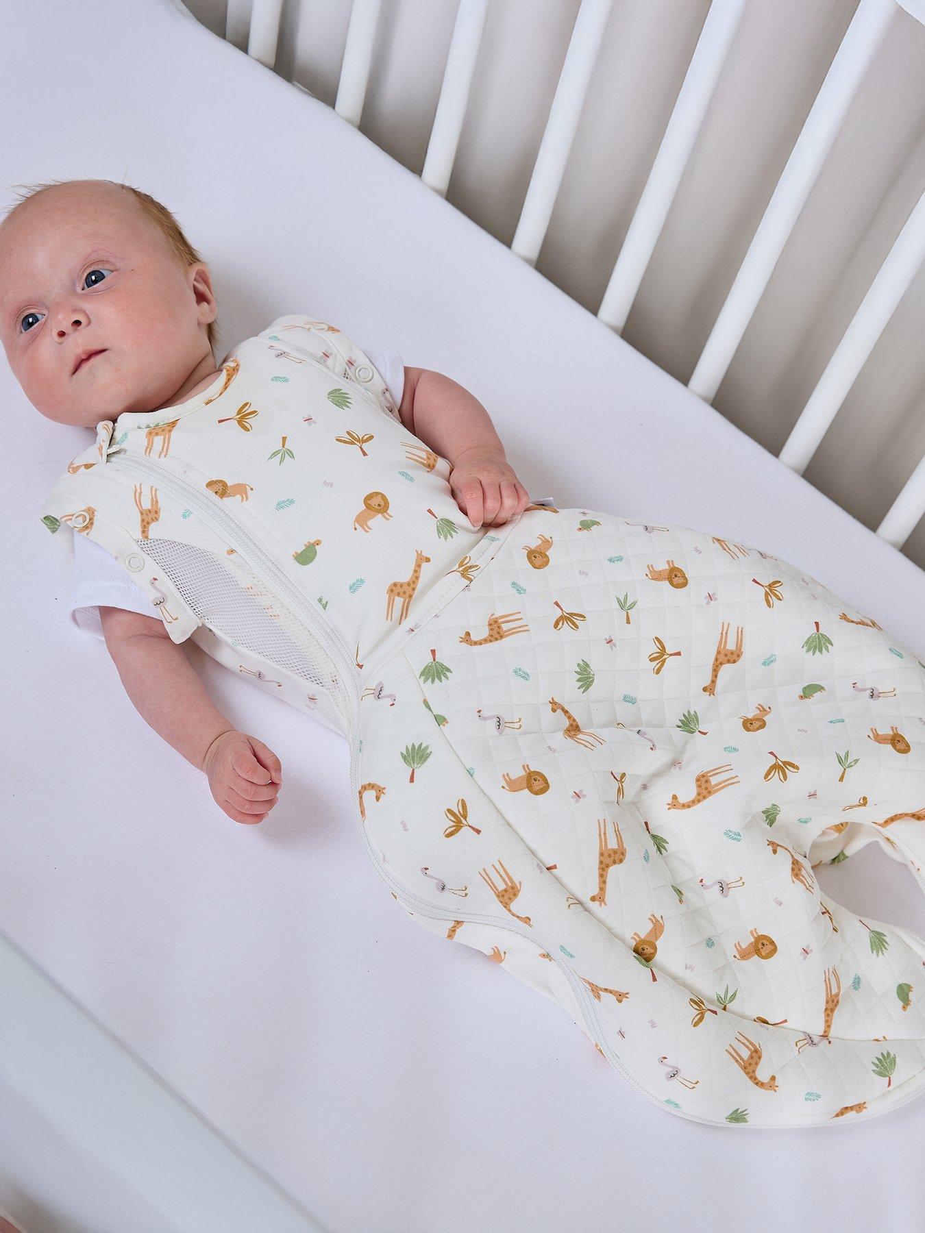 PurFlo Swaddle To Sleep Bag, 2.5 Tog, 0-4 m, All Seasons - Savannah Slumber