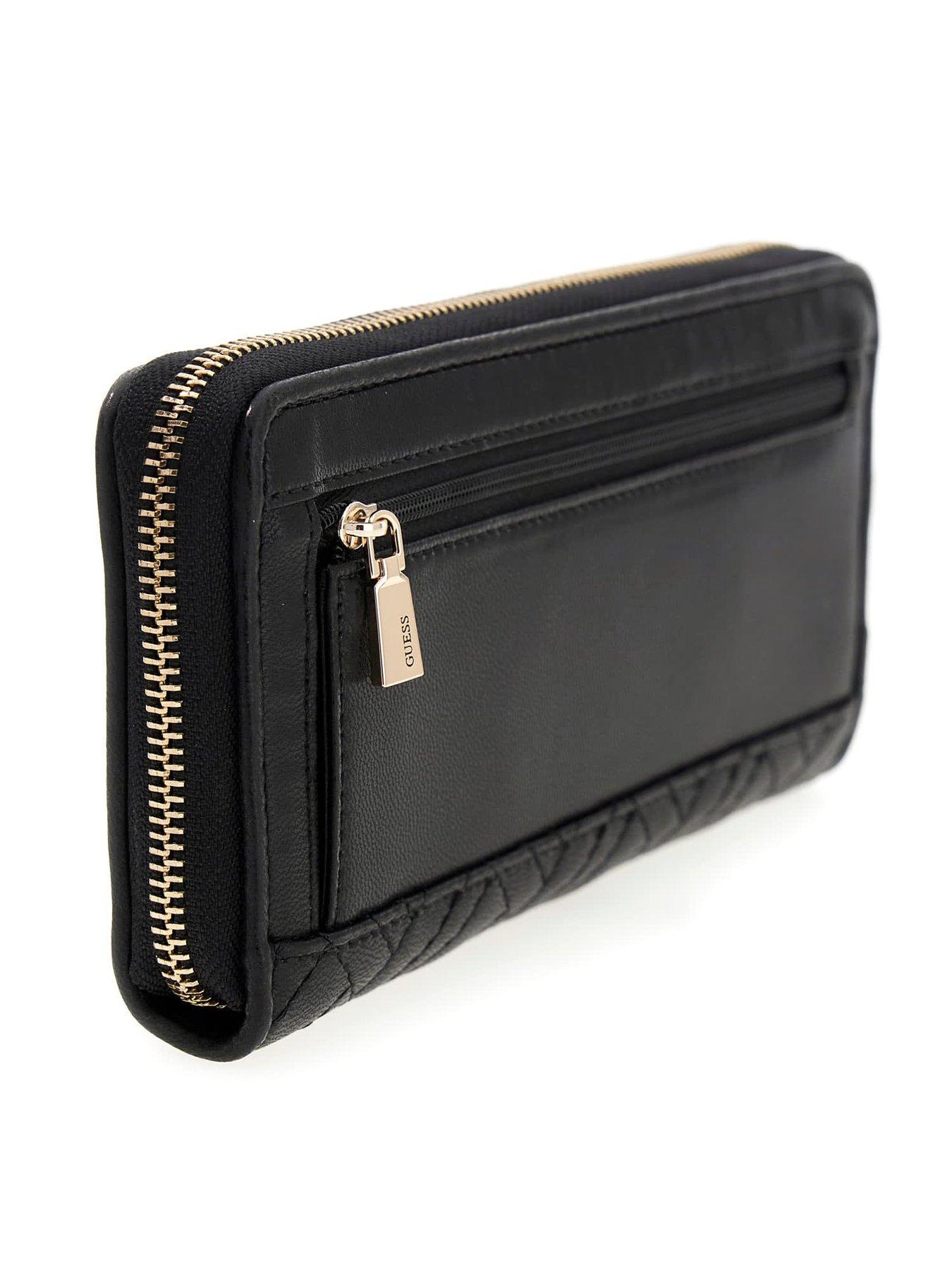 Image 4 of 5 of Guess Sally Slg Large Zip Around - Black