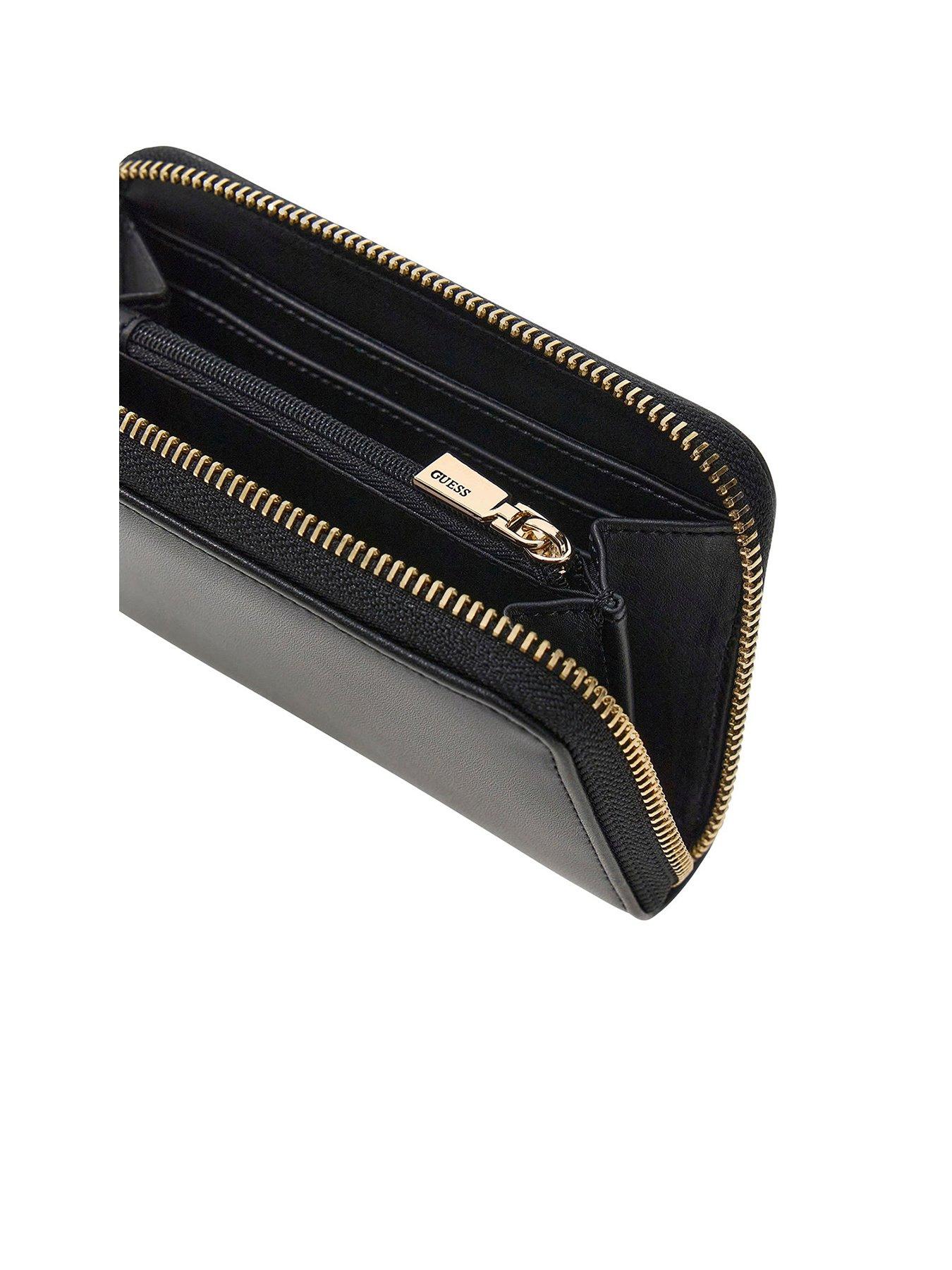 Image 2 of 2 of Guess Janie Slg Medium Zip Around - Black
