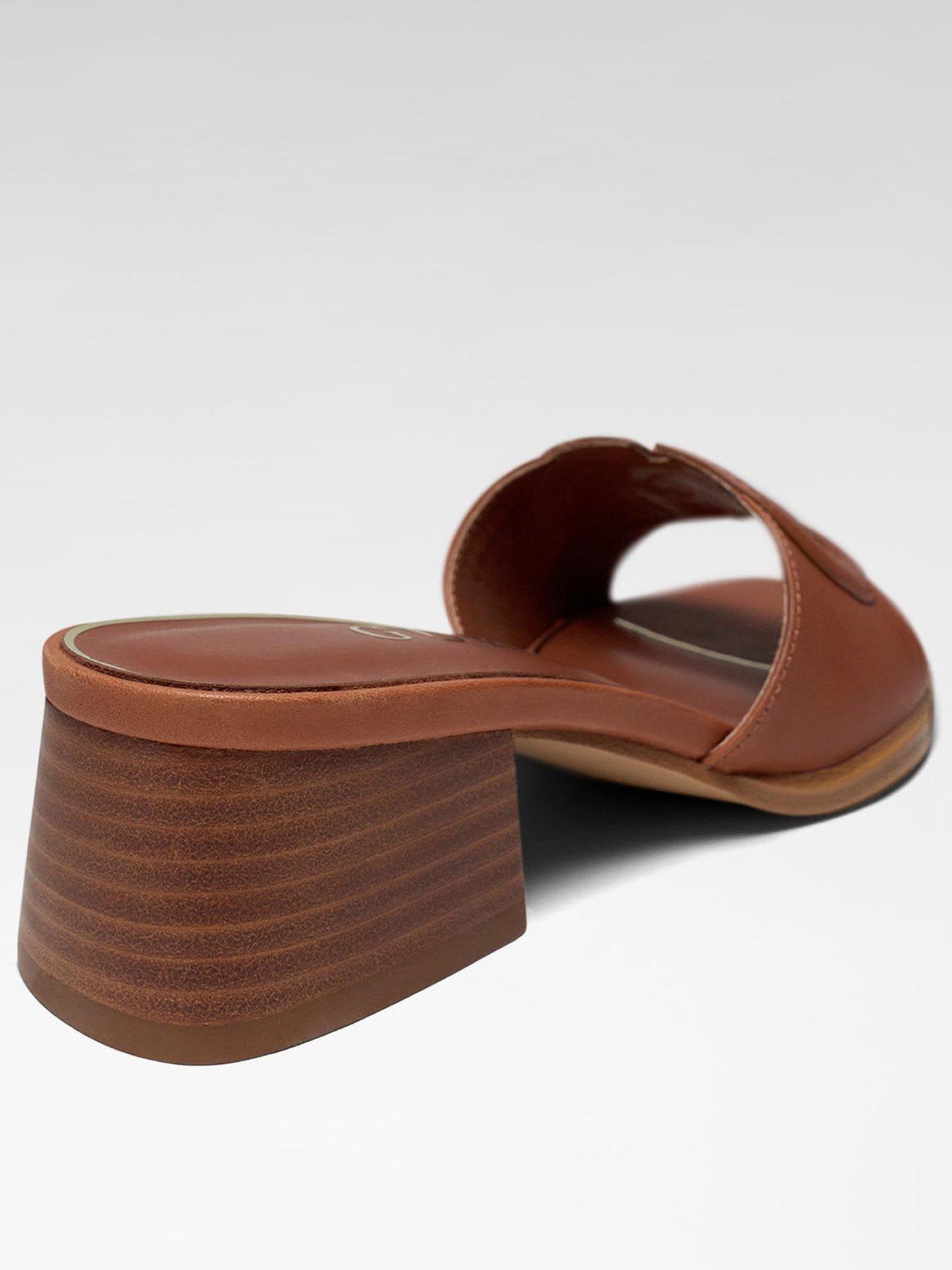 Image 3 of 4 of Guess Cerina Heeled Sandals - Brown