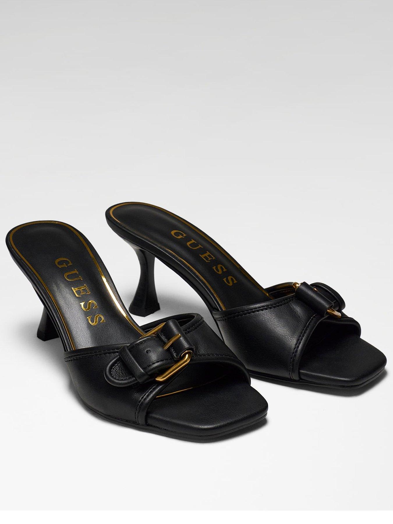 Guess Dista3 Slip On Heeled Sandal