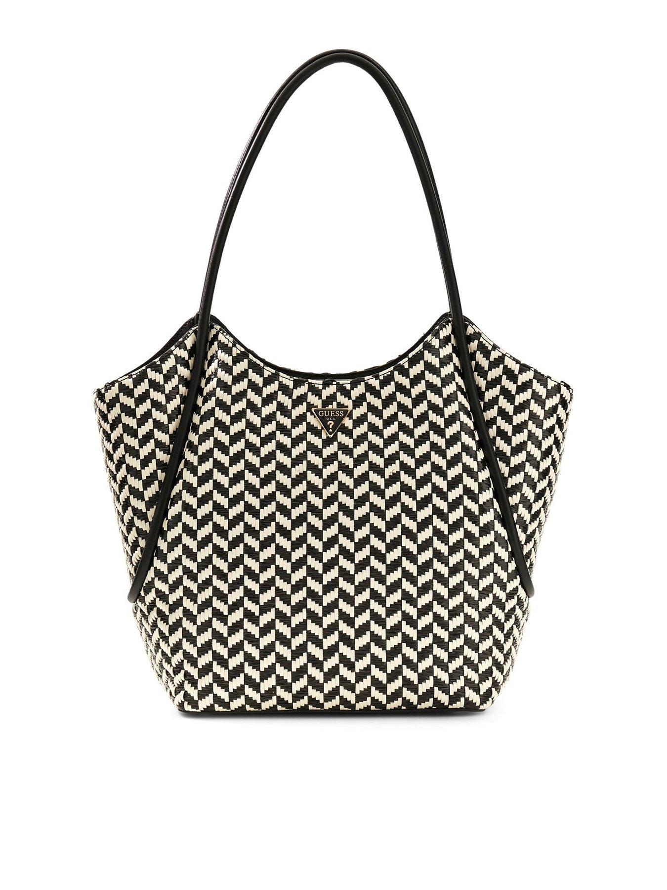Image 1 of 4 of Guess Tessi 2 In 1 Tote - Black