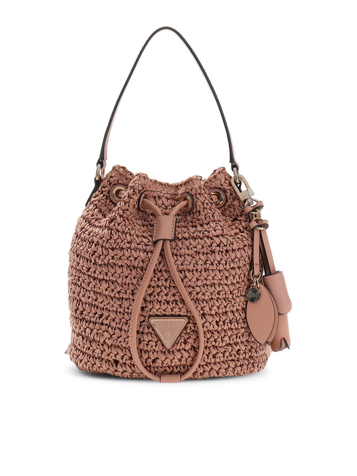 Image 1 of 5 of Guess Ofelia Top Handle Bucket - Pink