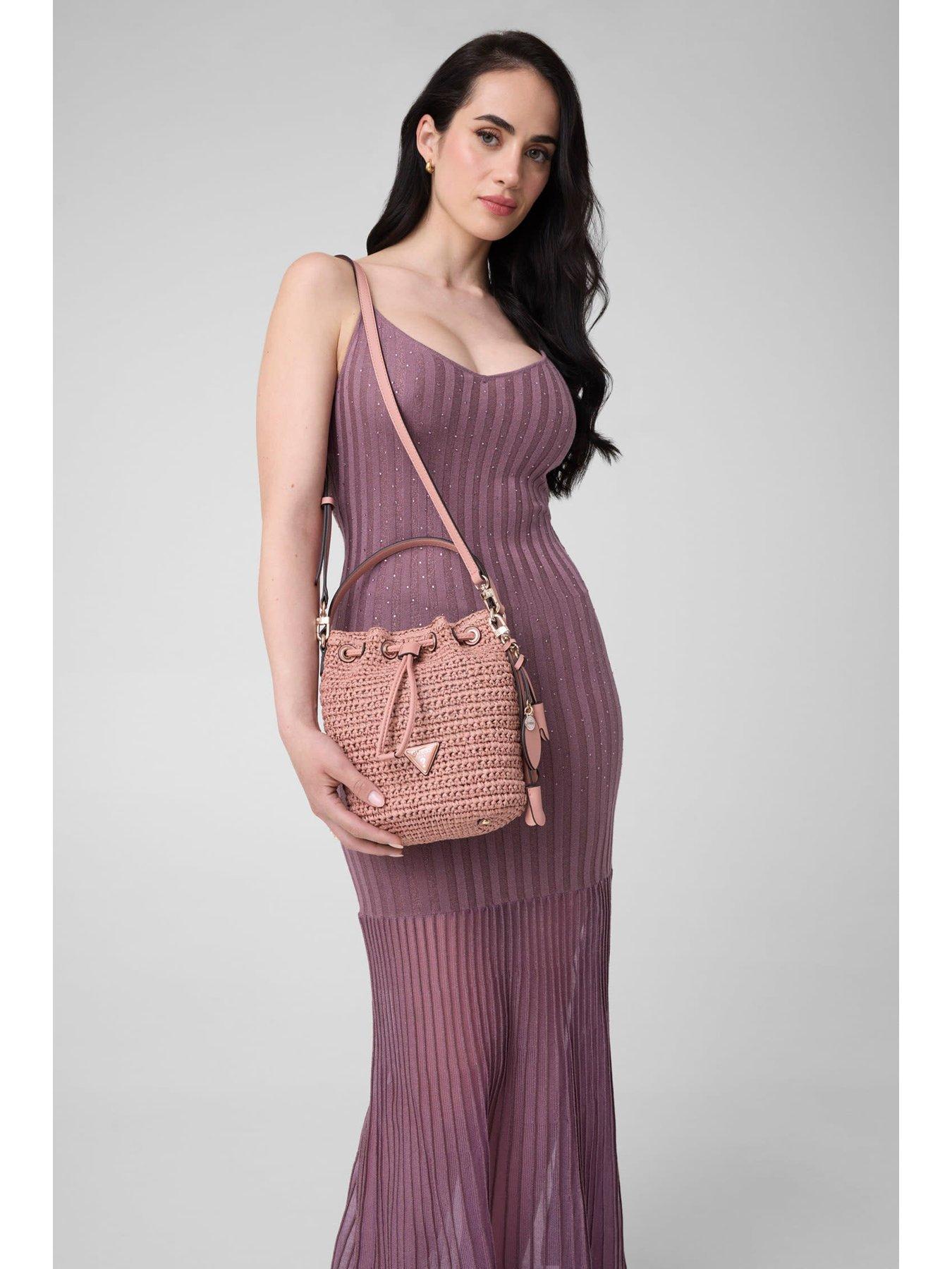 Image 2 of 5 of Guess Ofelia Top Handle Bucket - Pink