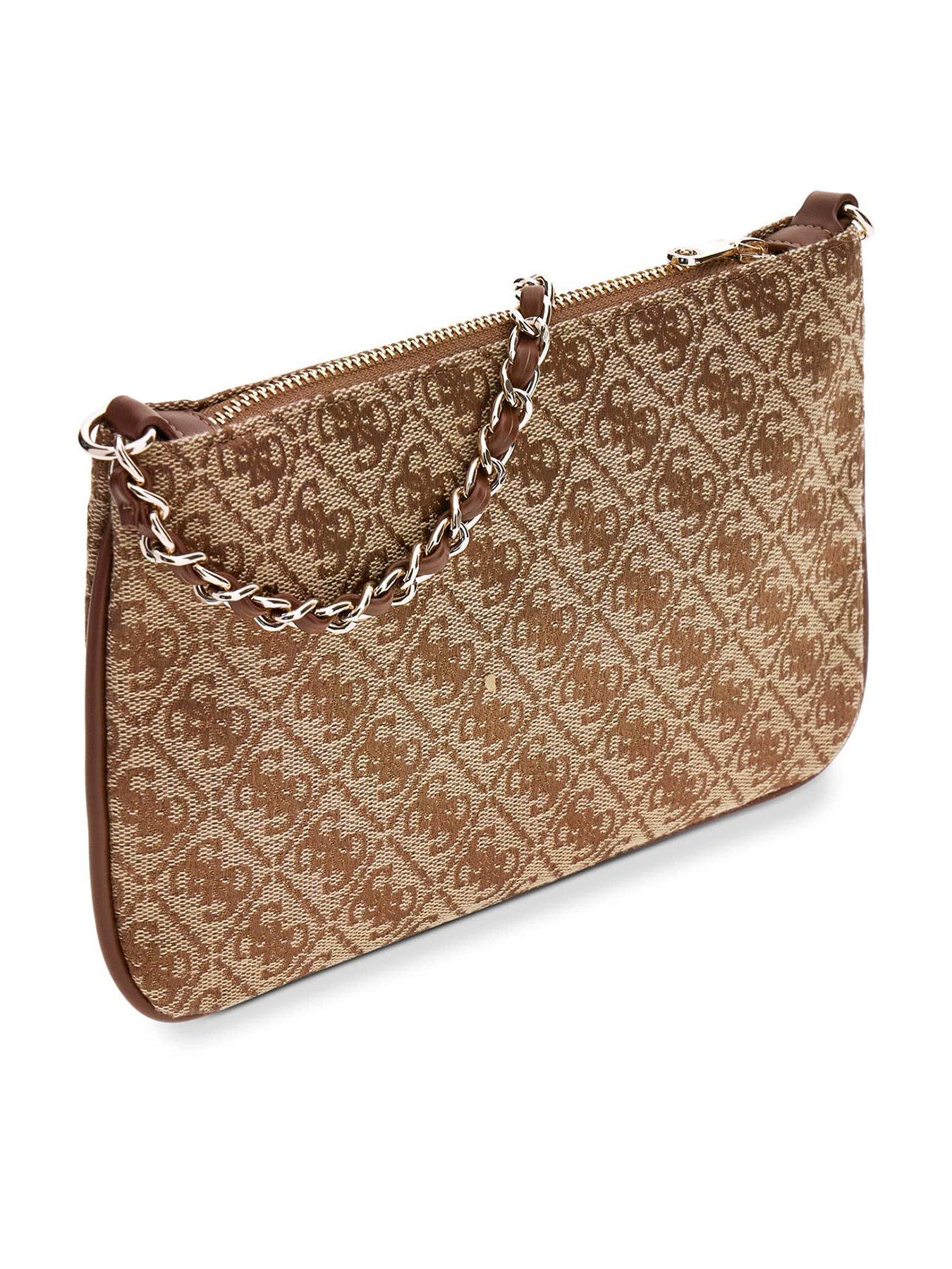 Image 3 of 4 of Guess Flat Pouch - Brown
