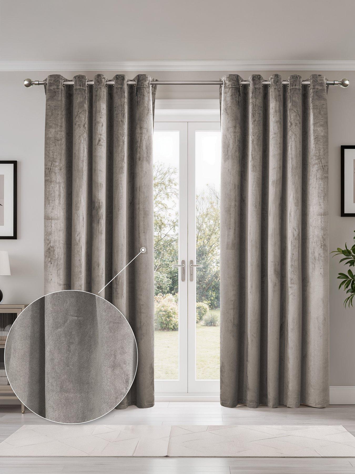 The Very Collection Dusk Velvet Dimout 90x108 Eyelet
