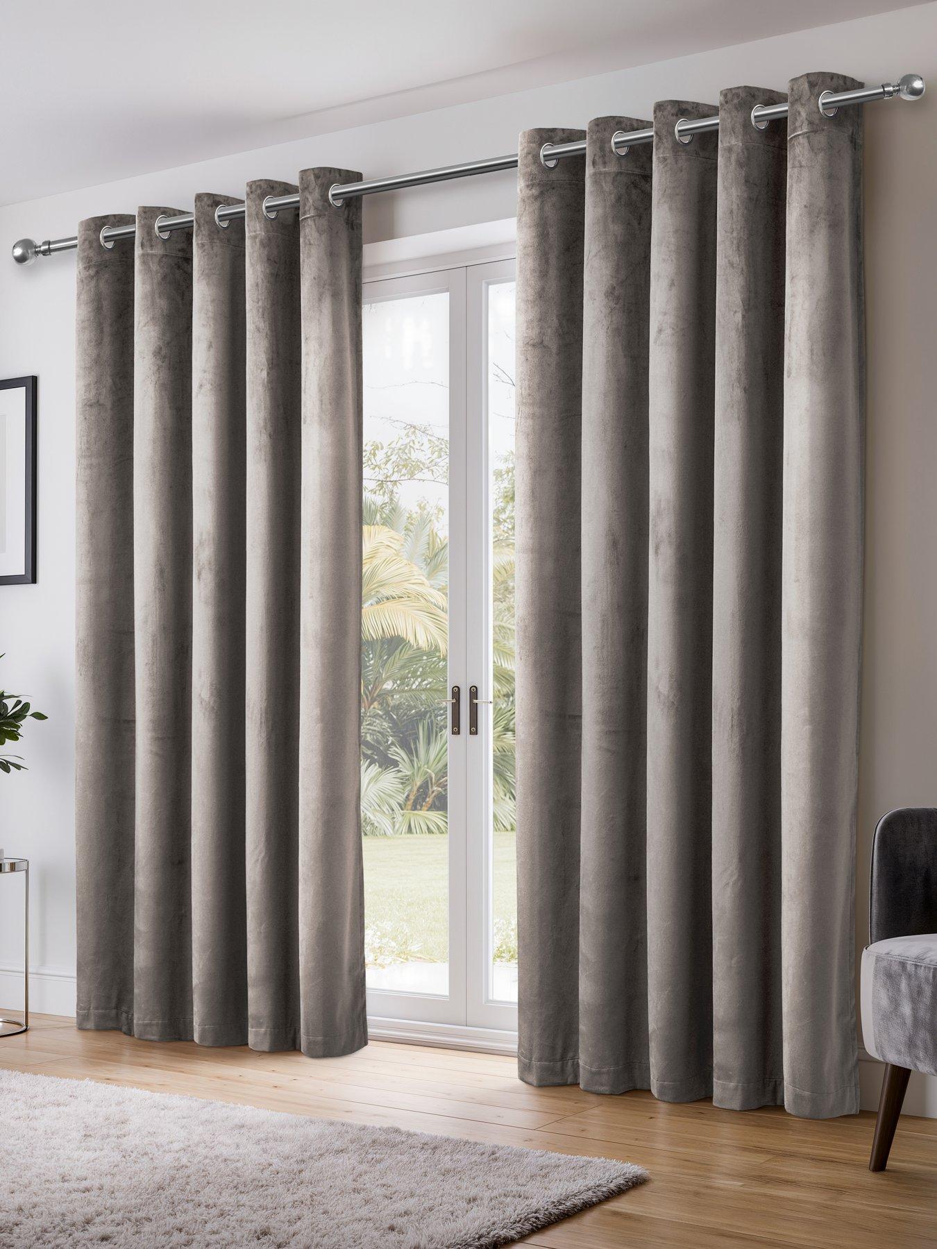 Image 2 of 5 of The Very Collection Dusk Velvet Dimout 90x108 Eyelet