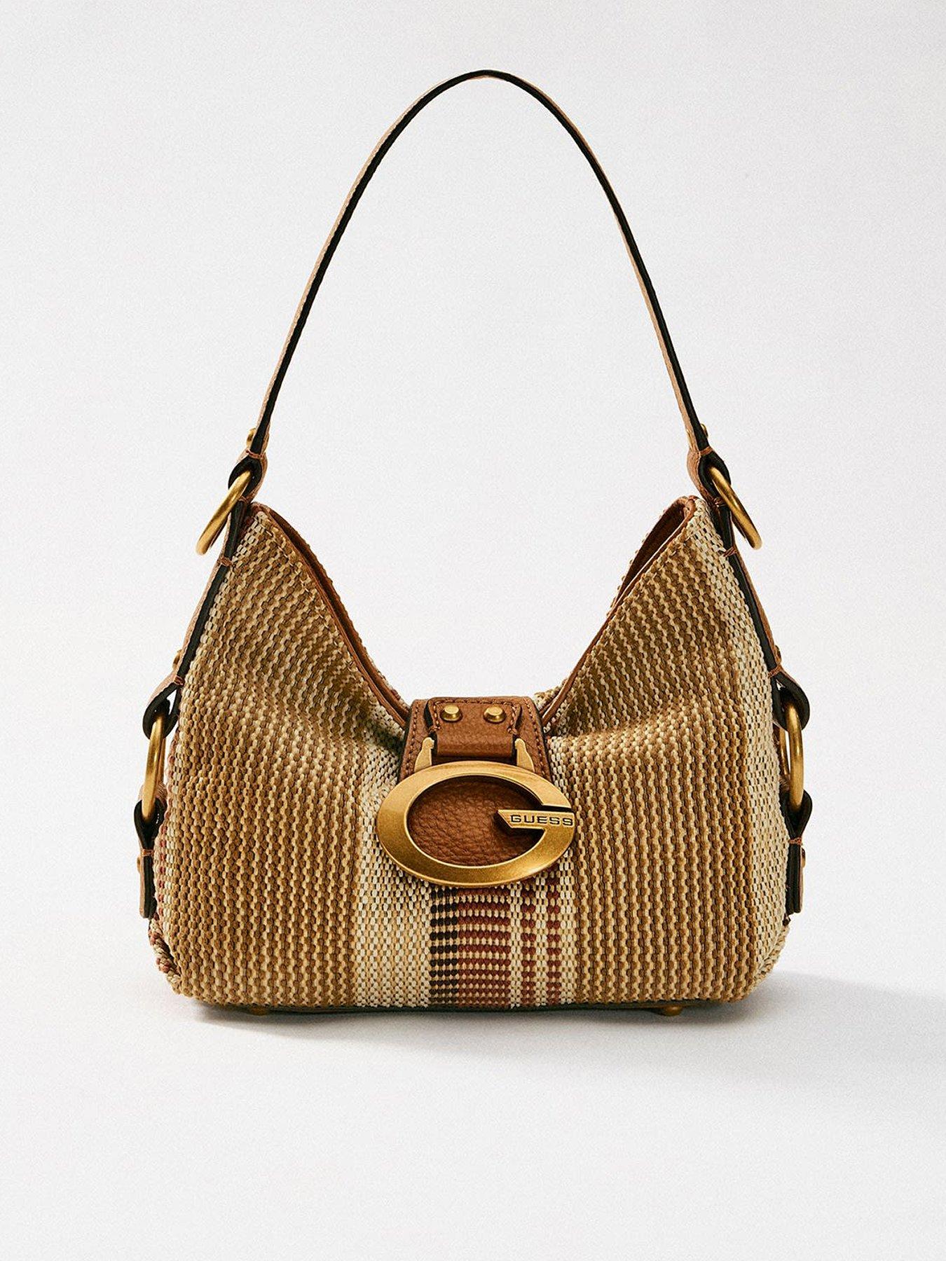 Guess Camden Mini Shoulder Bag - Brown