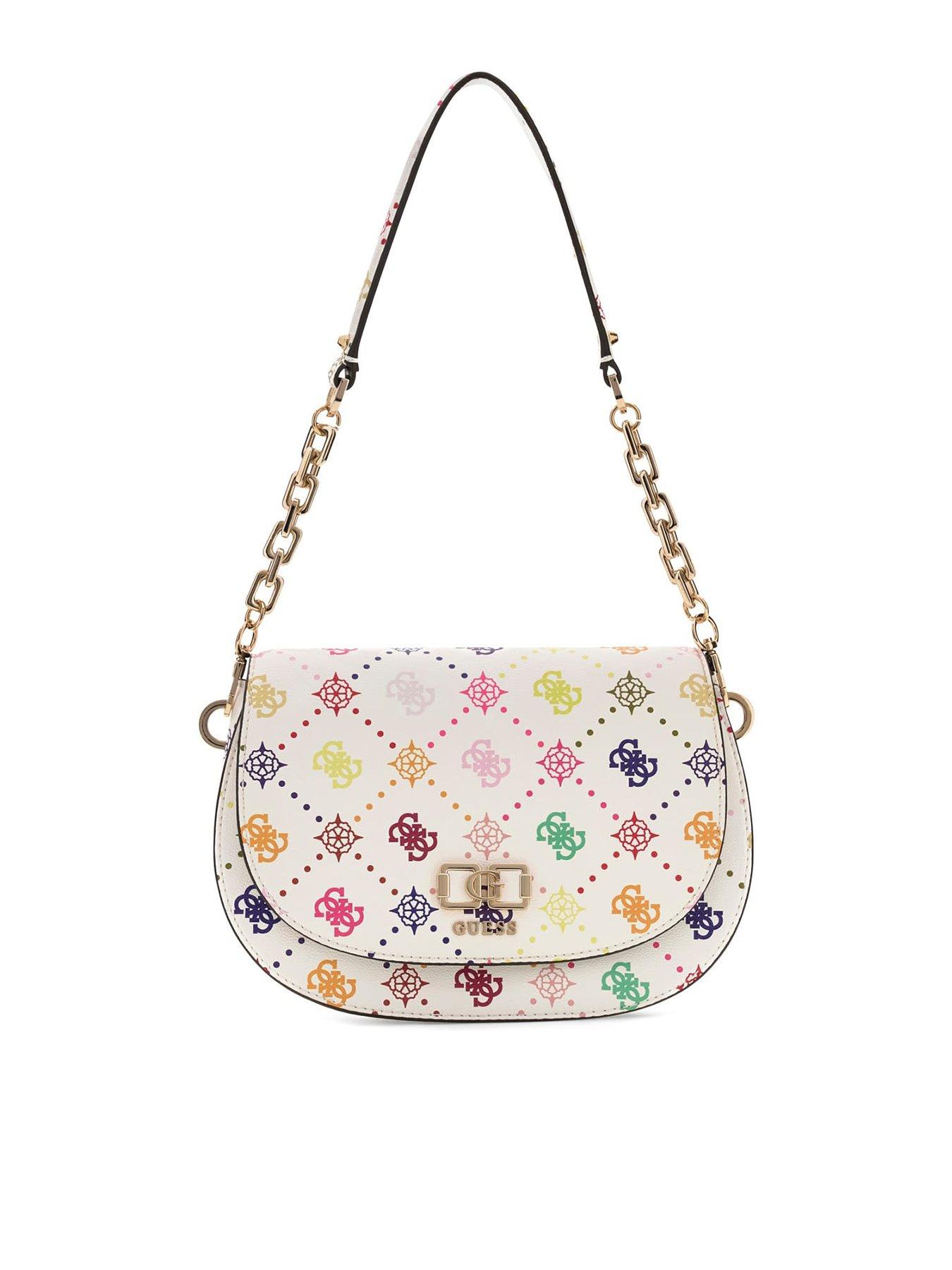 Guess Emelie Logo Flap Shoulder Bag