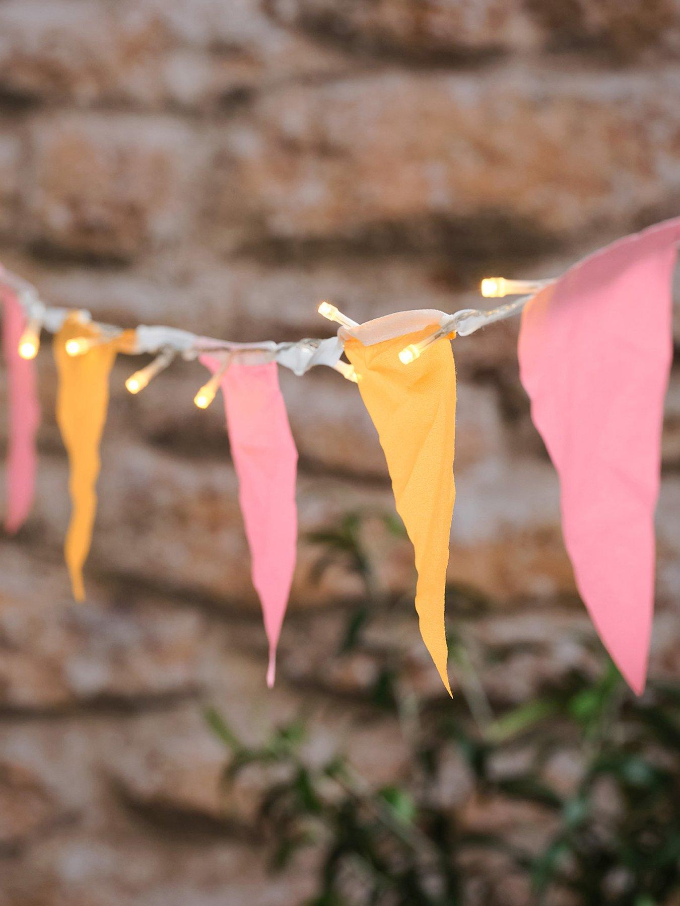 Lights4Fun 5m Outdoor Fairy Light Bunting