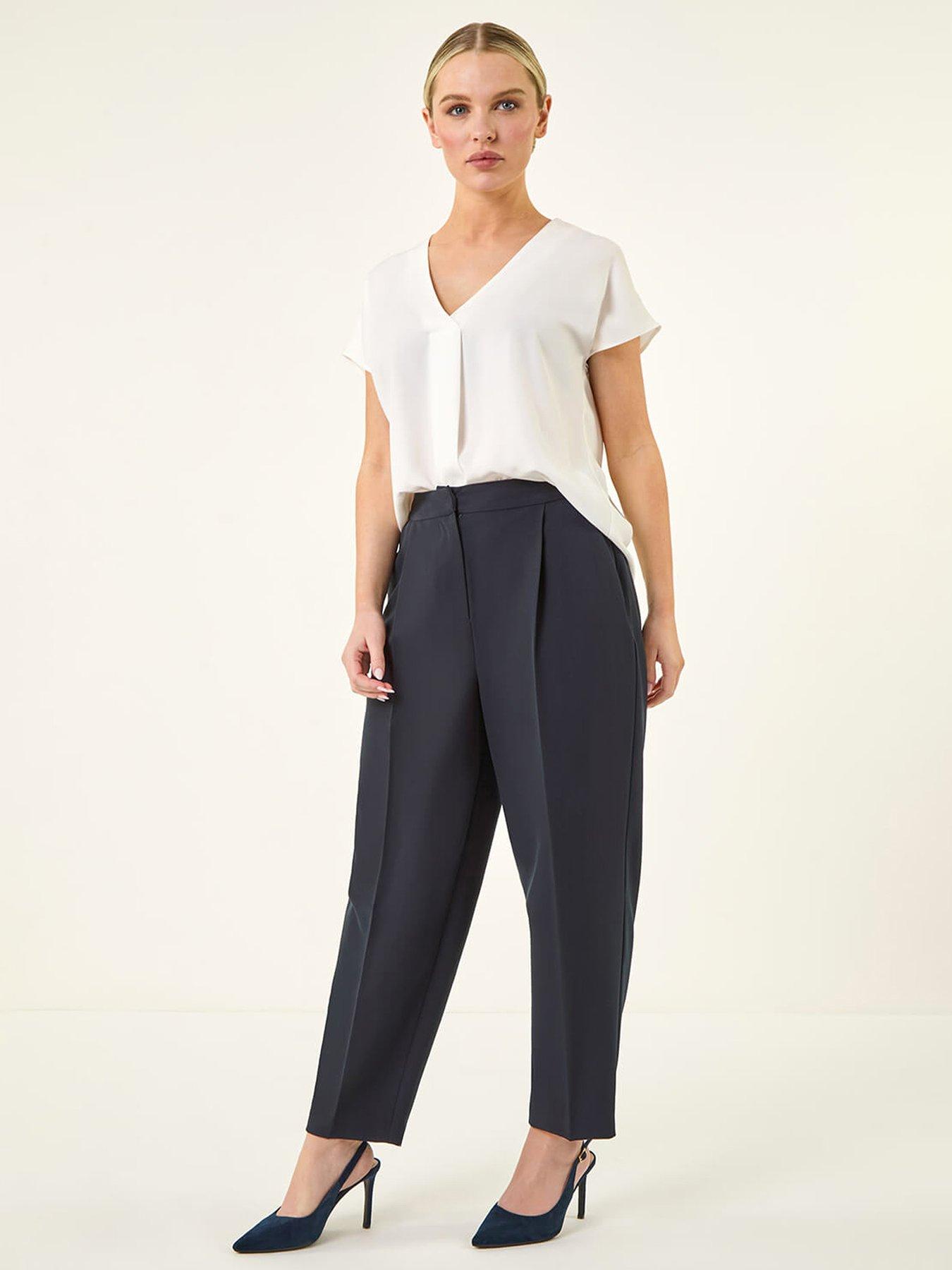 Image 3 of 5 of Roman Petite Ankle Grazer Smart Stretch Trouser