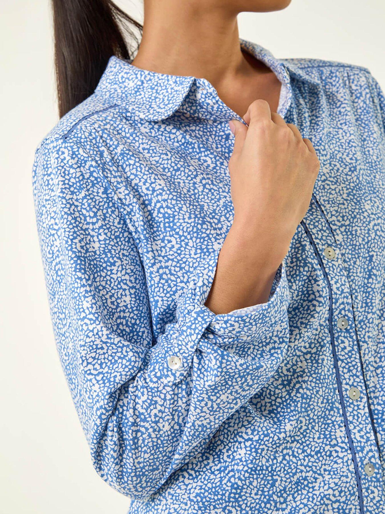 Image 5 of 5 of Roman Petite Abstract Spot Jersey Shirt