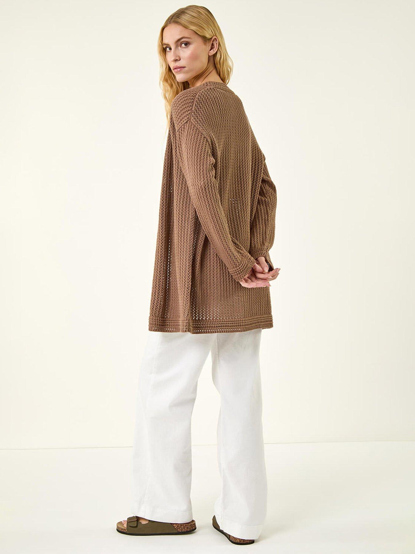 Image 2 of 5 of Roman Stitch Knit Cardigan