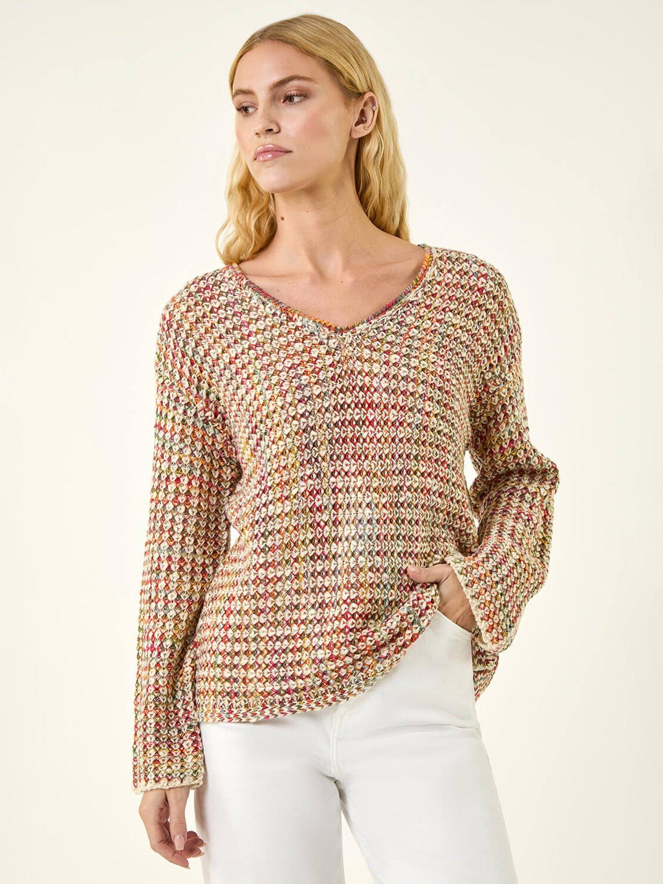 Roman Textured Spacedye Knit Jumper